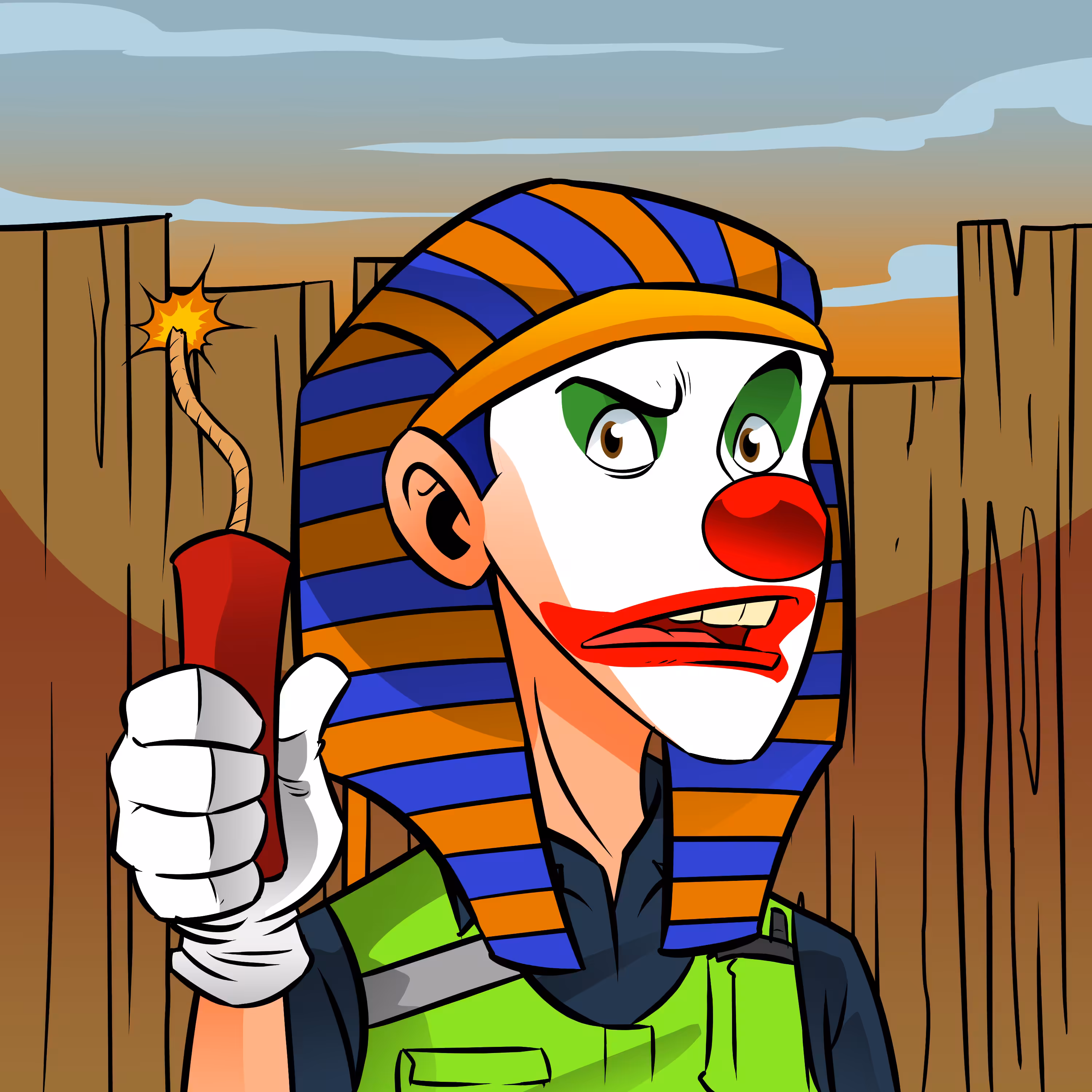 clumsyclown #001