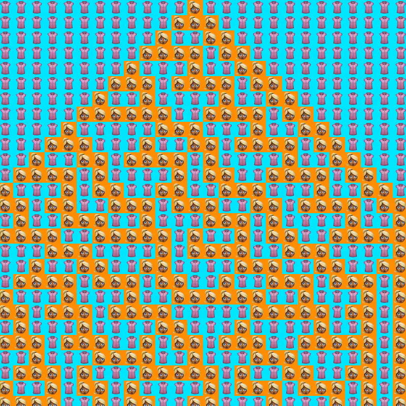 Elementary Cellular Emoji Automata #450