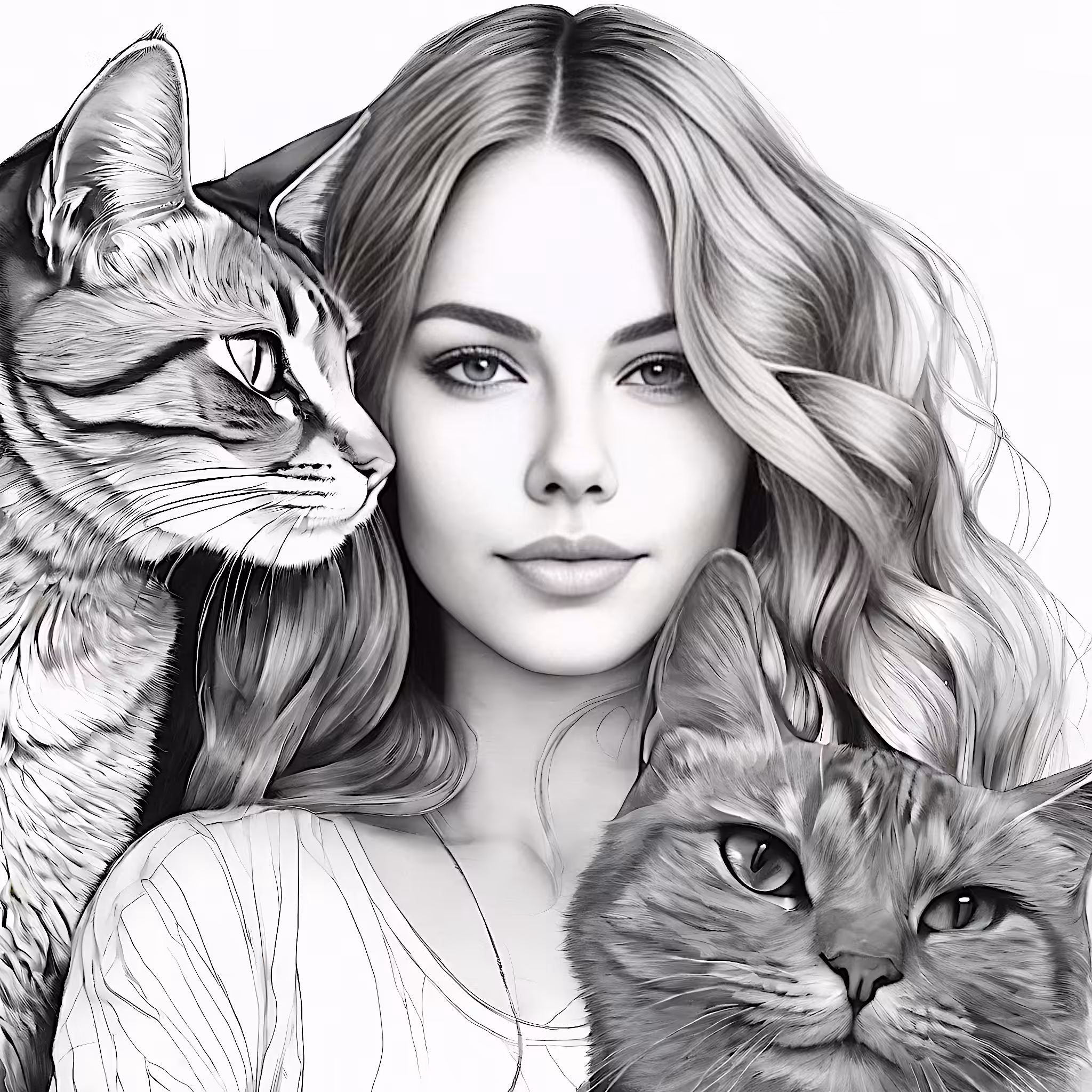 "A Cat's Tale: Yuliya's Birthday Joy"