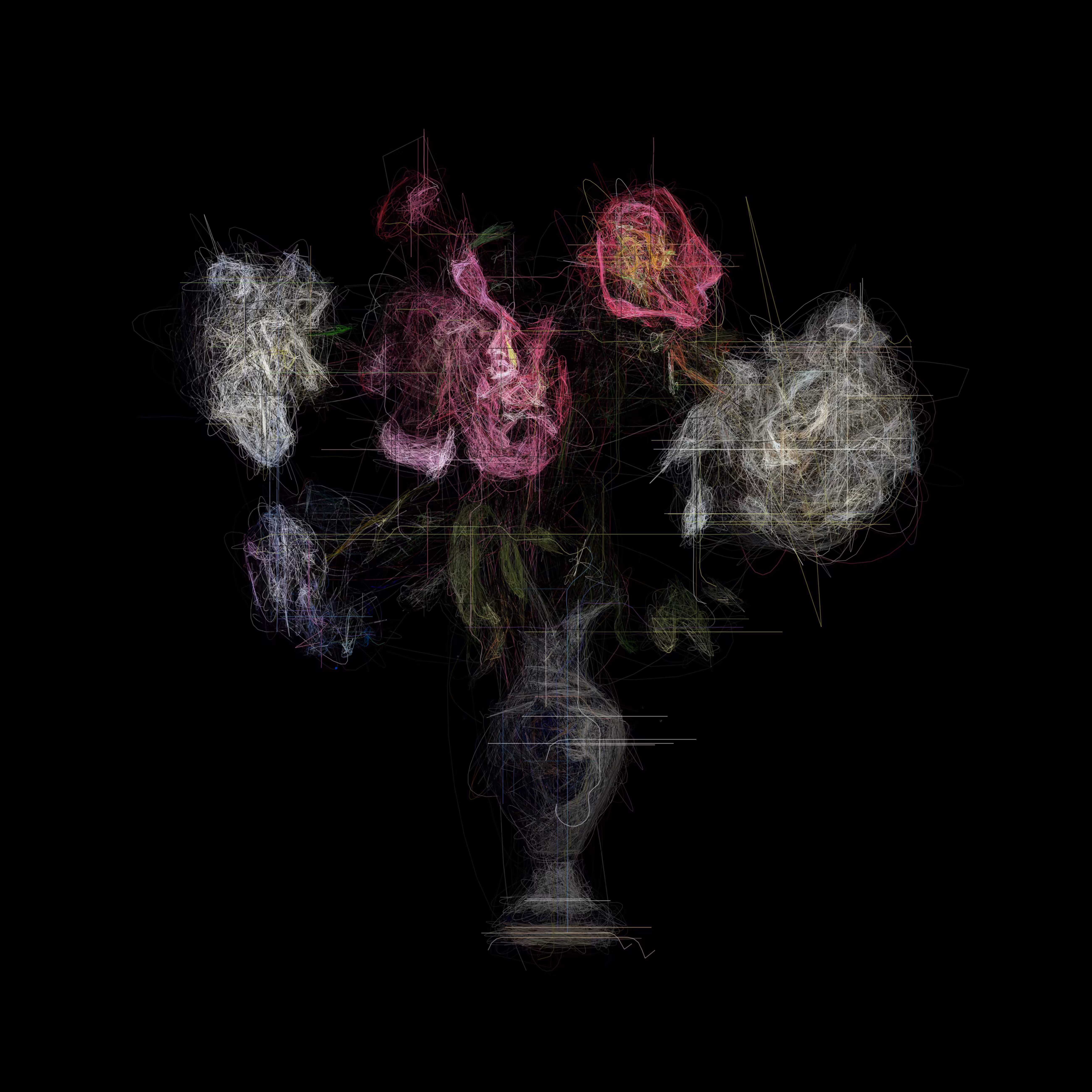 Peonies and Roses I