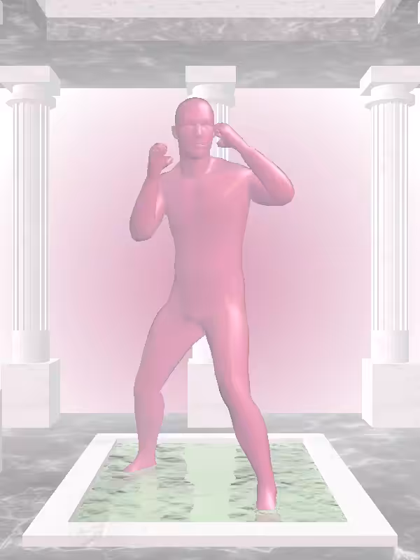 HeavenComputer: The Punching Sharp Magenta Man #2201