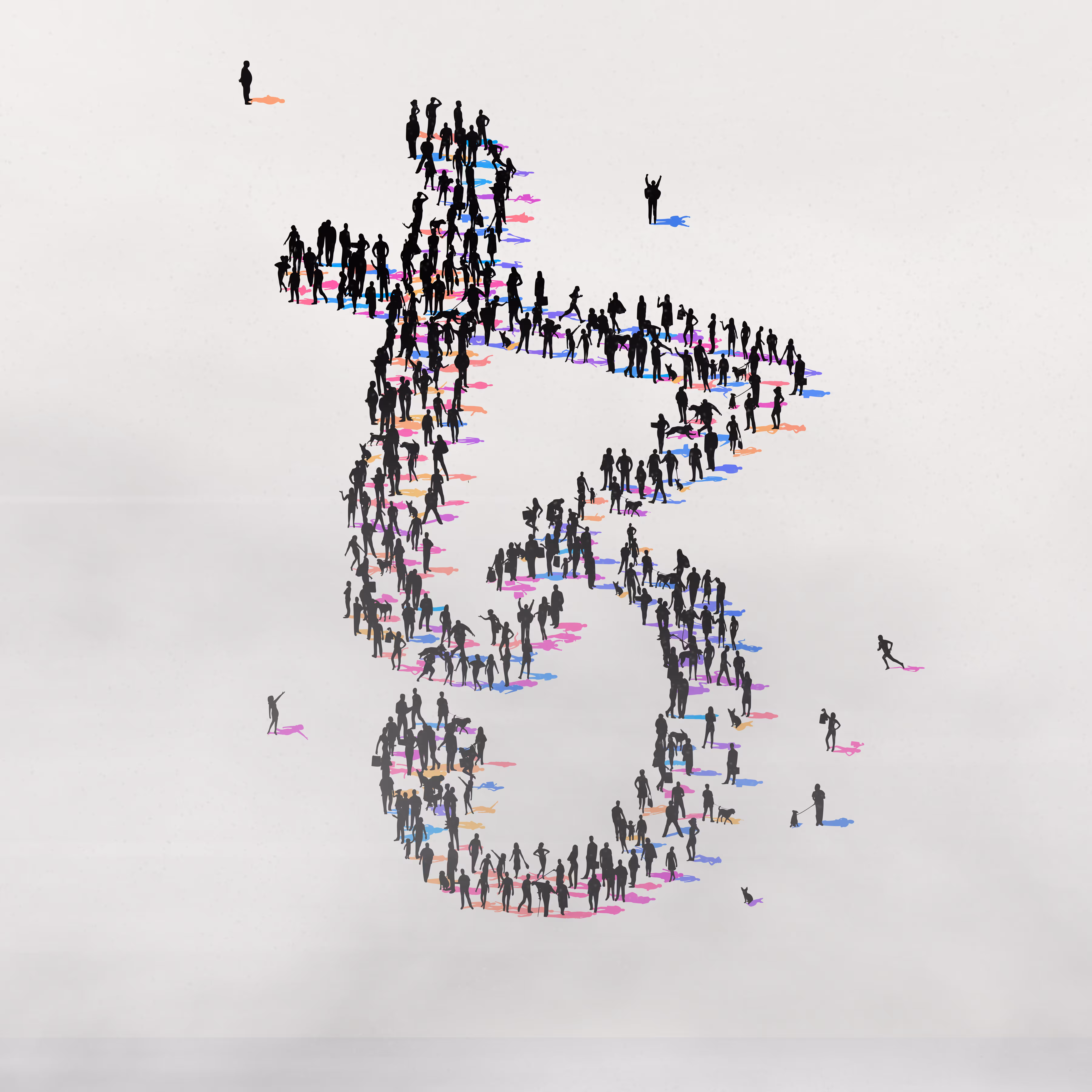 Tezos crowd on a cloudy day