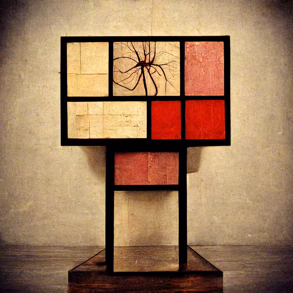 Louise Bourgeois x Piet Mondrian #1