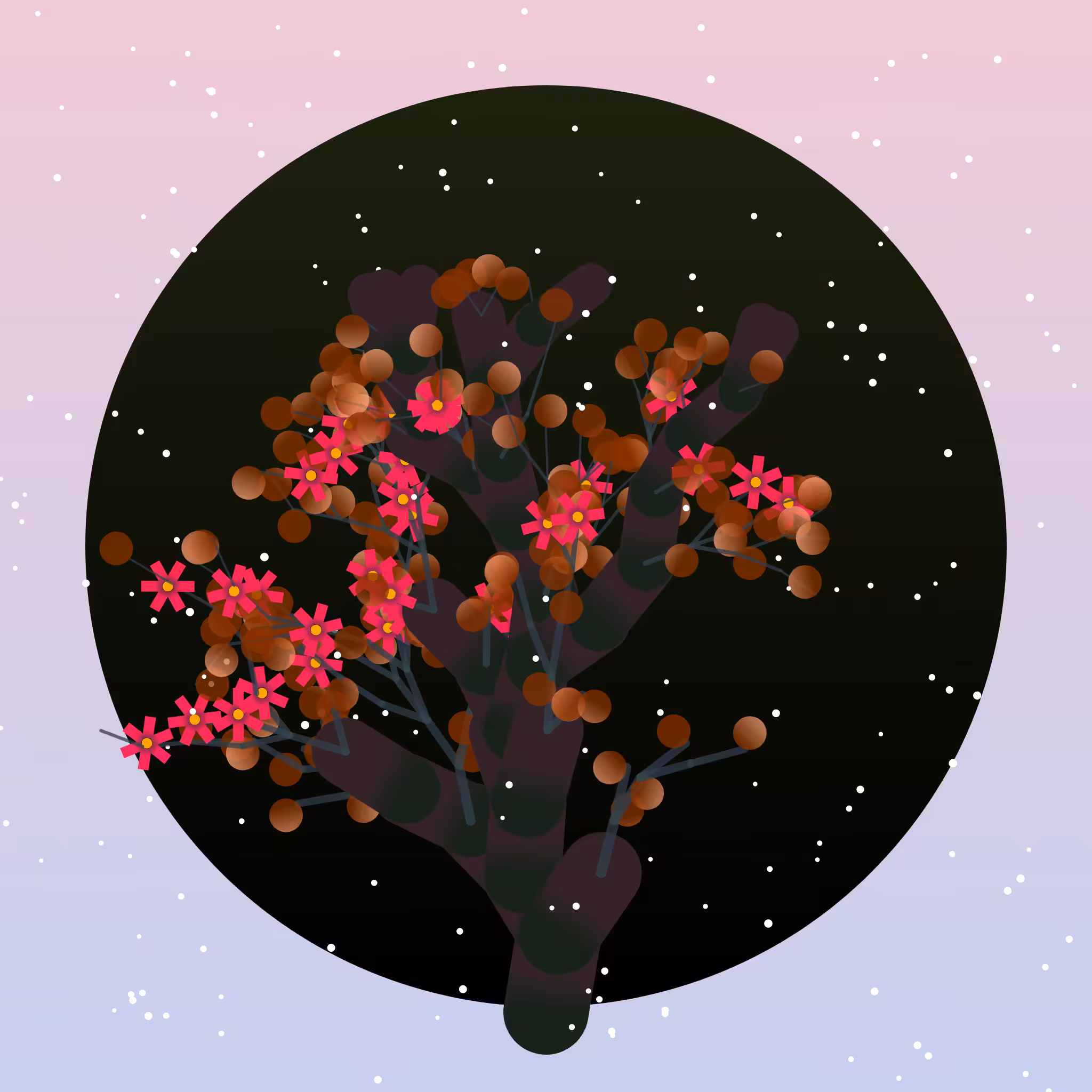 Some generative winter trees #34