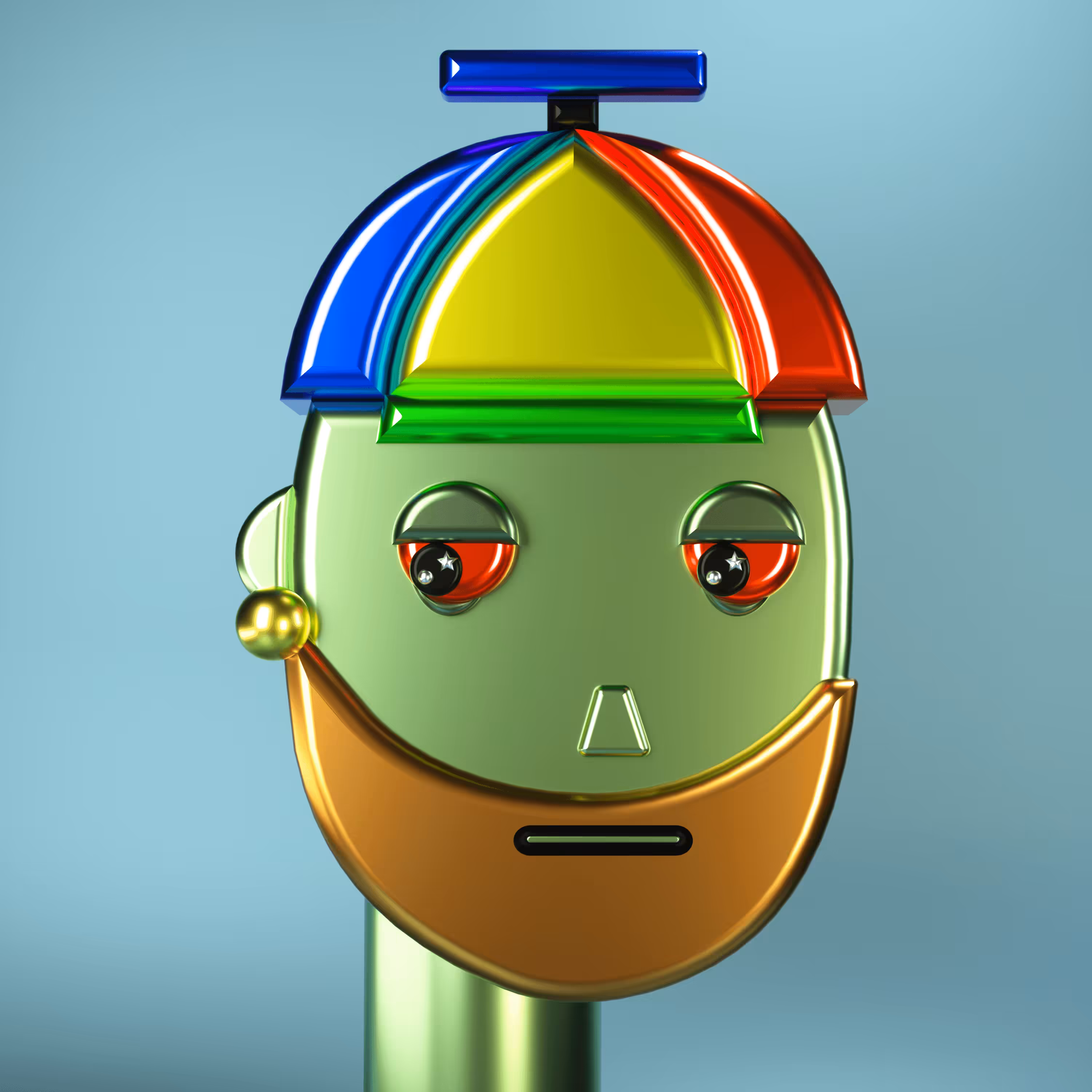 3D Chrome Punk #0975