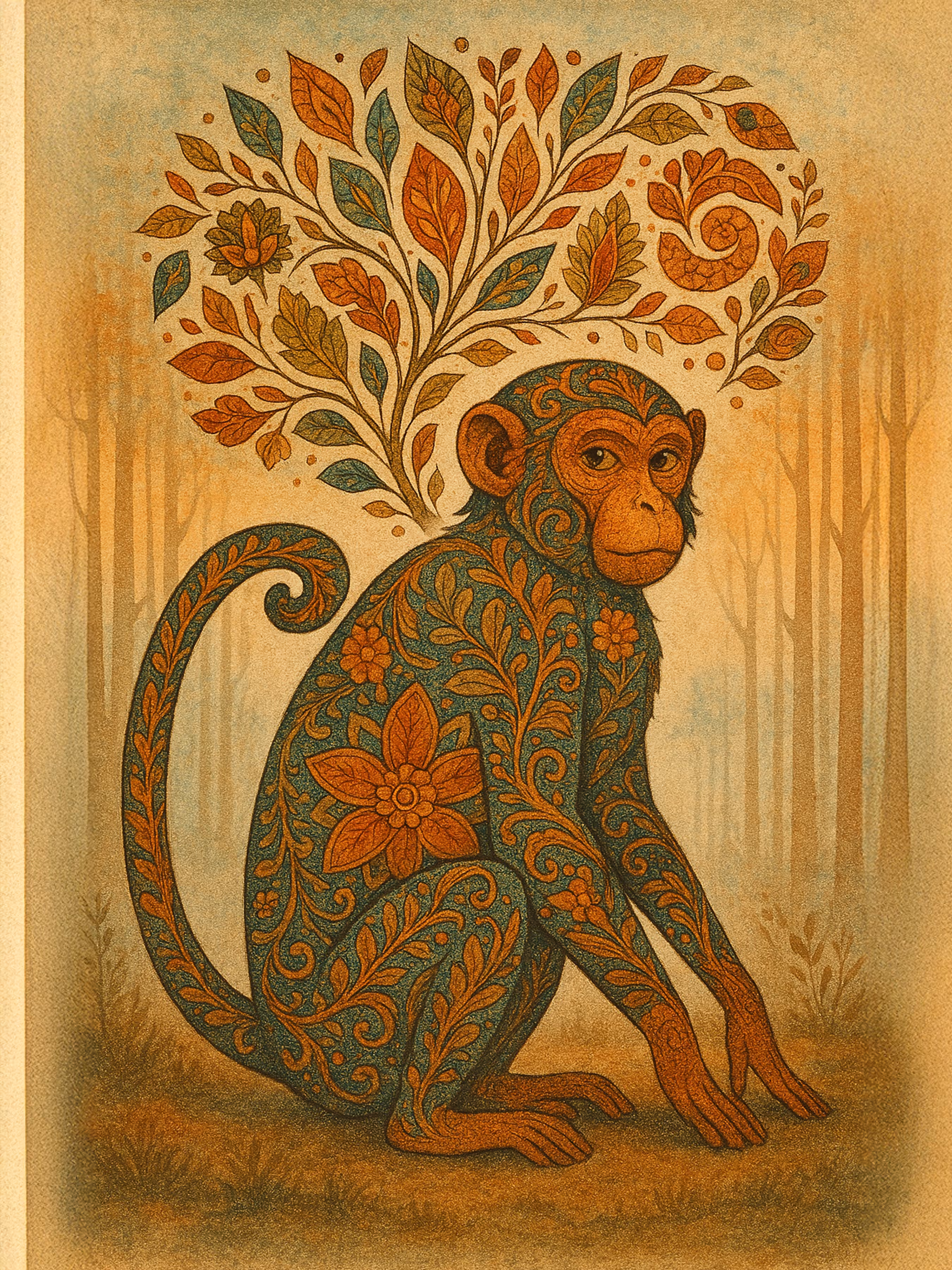 An Odyssey in Persian Fantasy Art: Naru the Forest Oracle