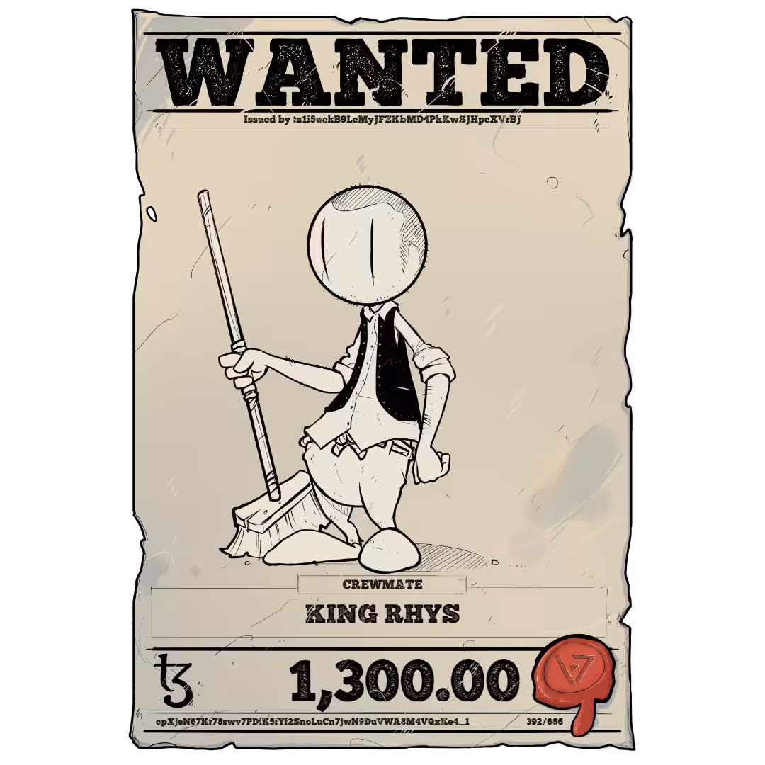KING RHYS | TEZOS PIRATE 392/666