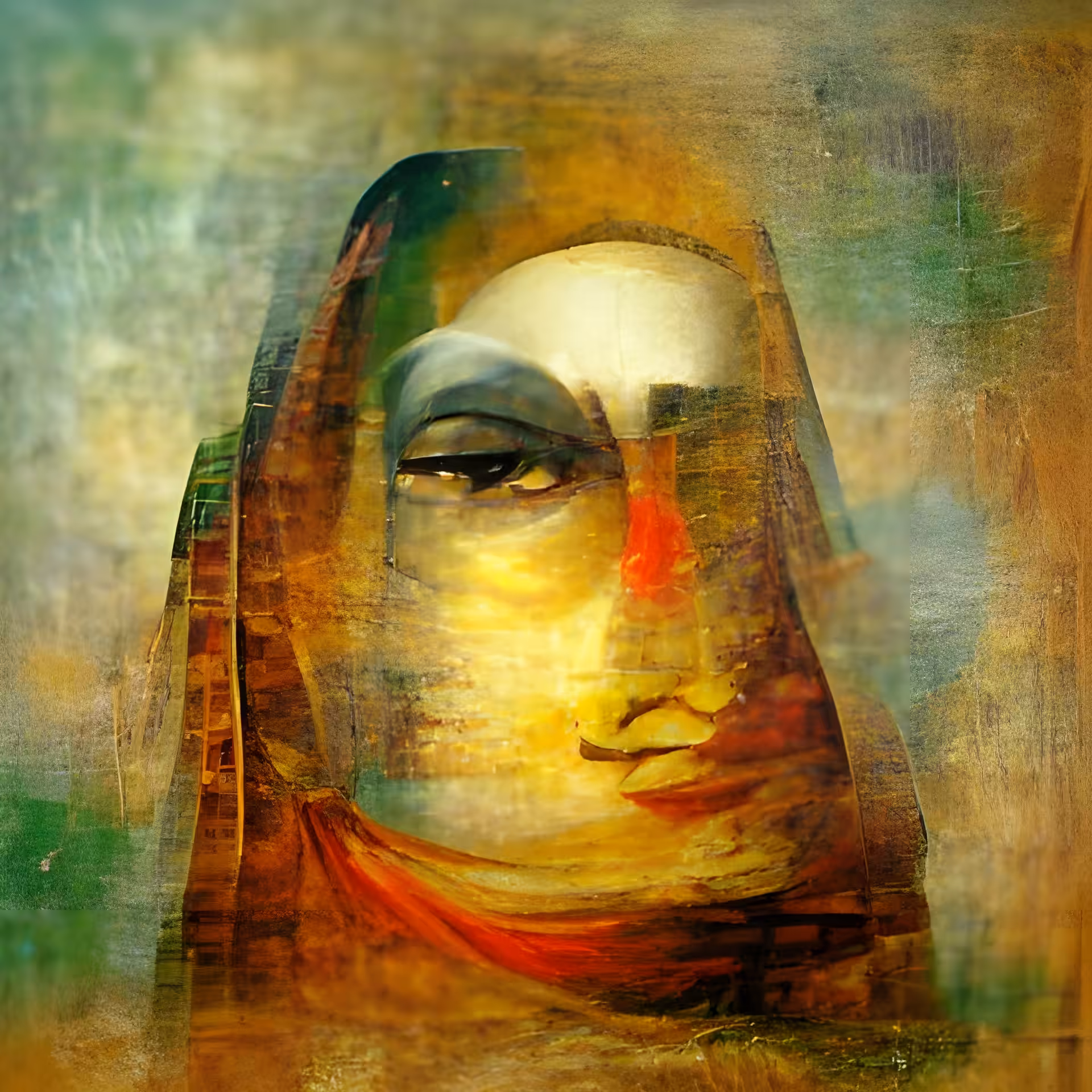 Monalisa by S. H. Raza
