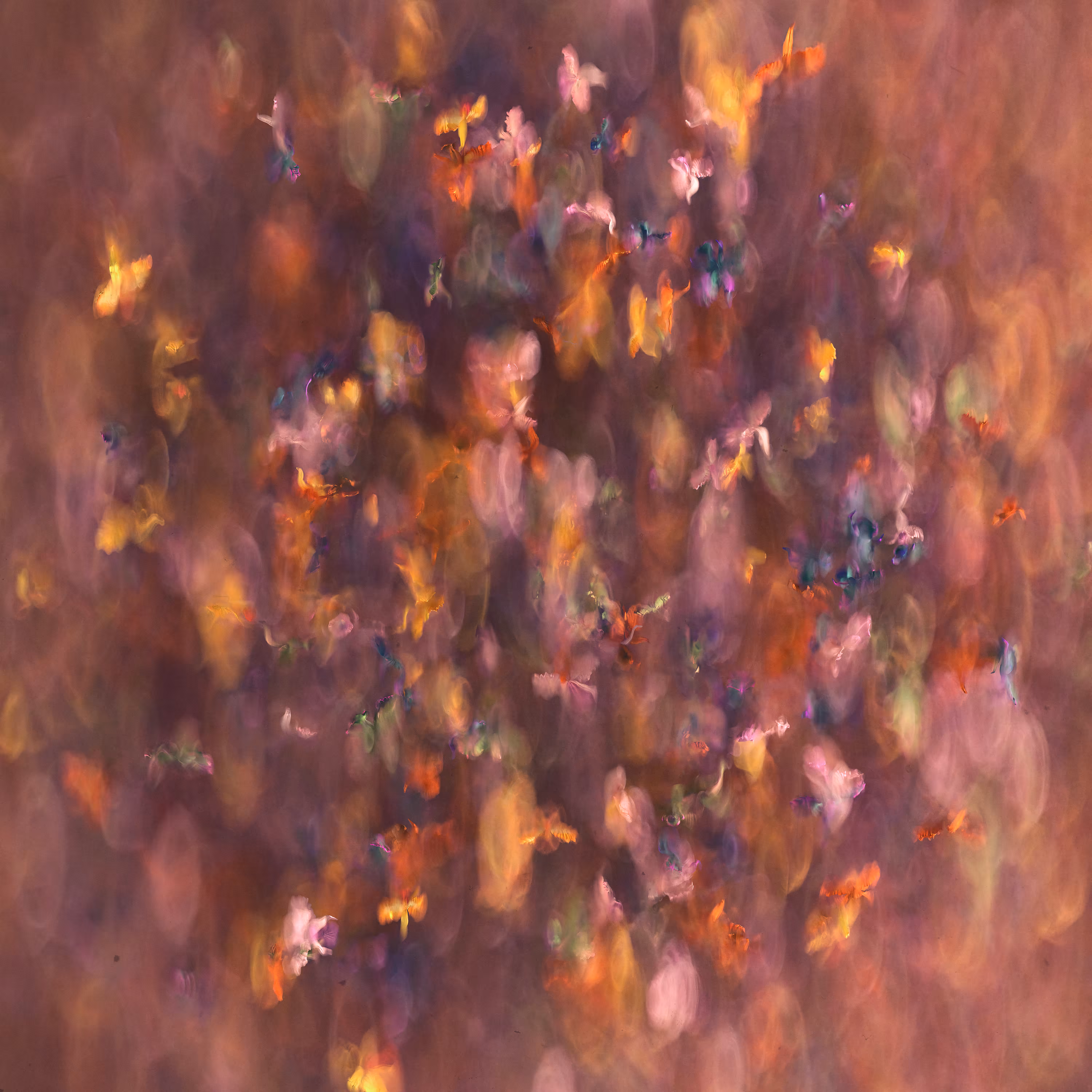 "FLOWERS in the SEA of BLURRINESS" #2/100