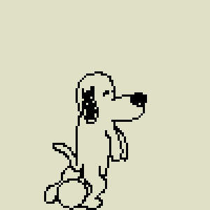 Rainbow Flick Dog