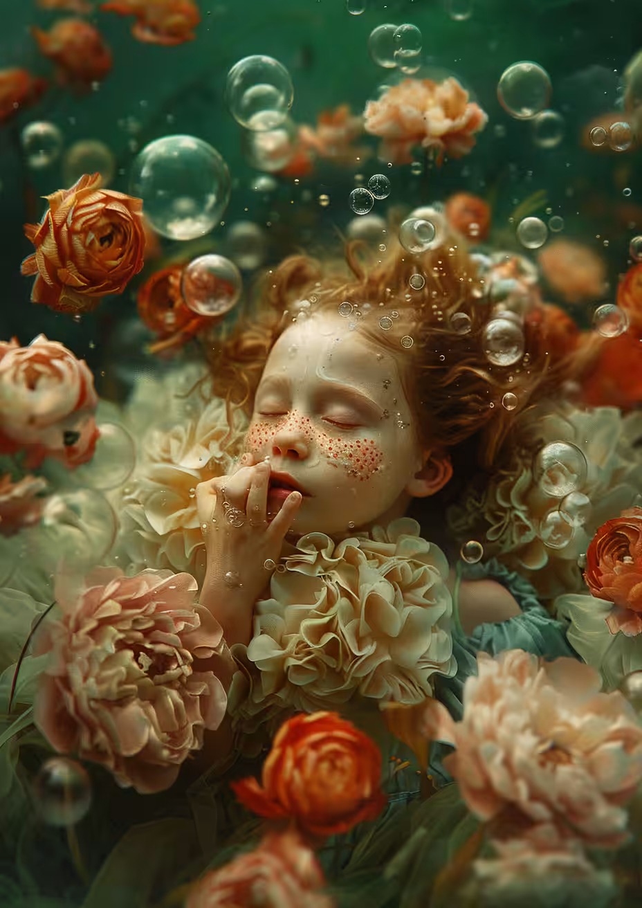 Lost in bubbles of dream
