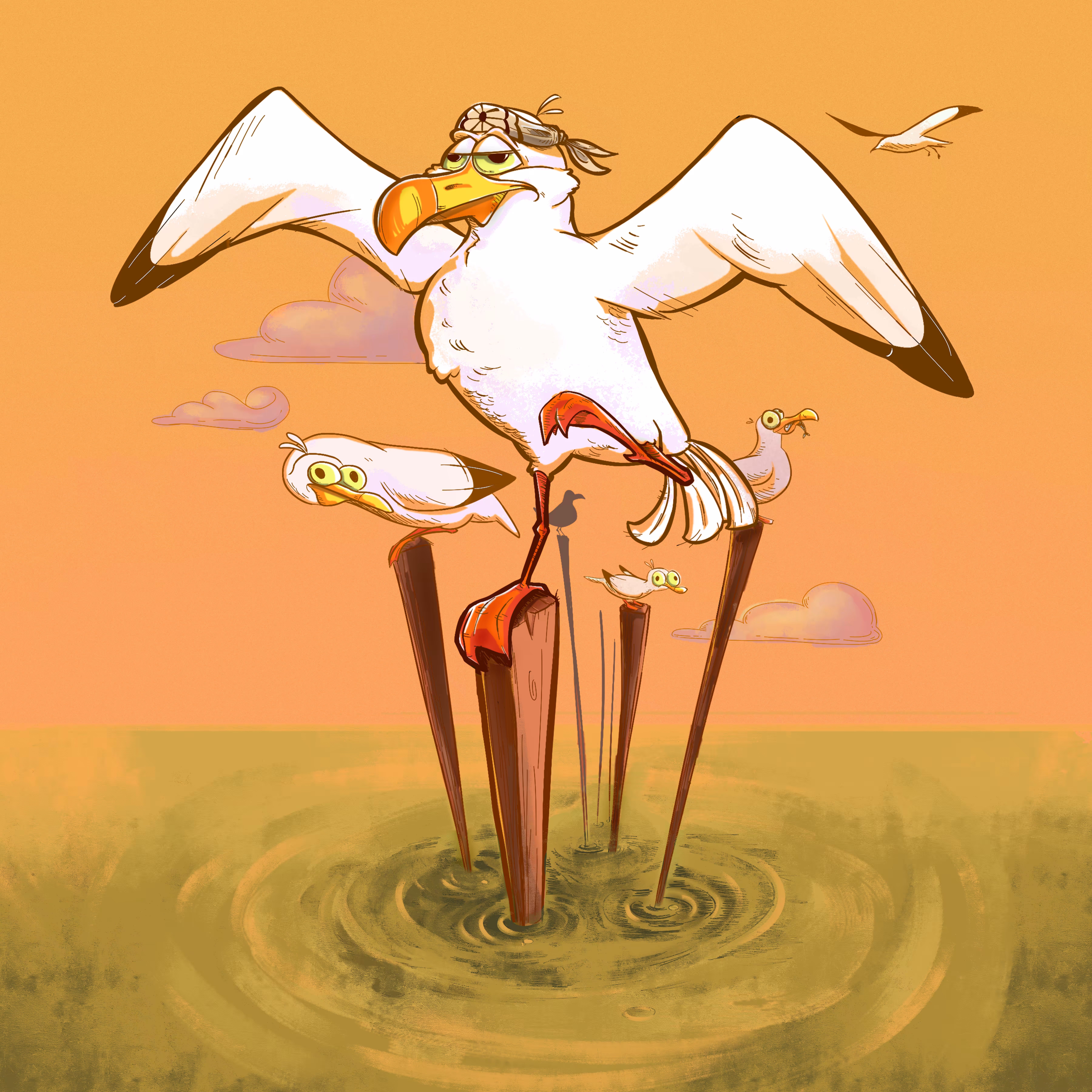 Seagull Kick