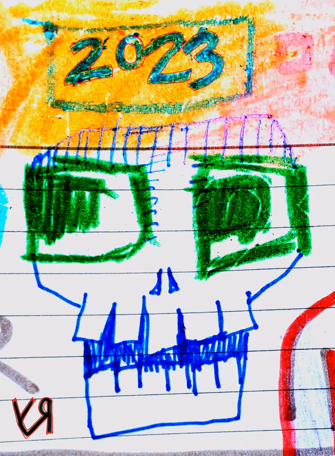 "Skull (2023)" by Richard F. Yates (Holy Fool)