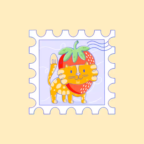 Strawberry Cat