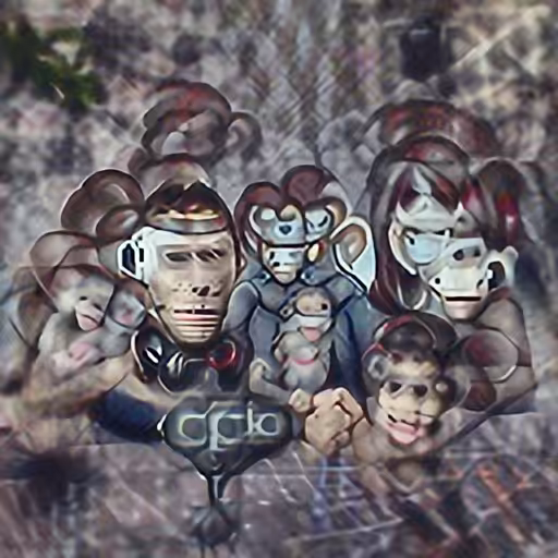 Cyborg Monkey Family