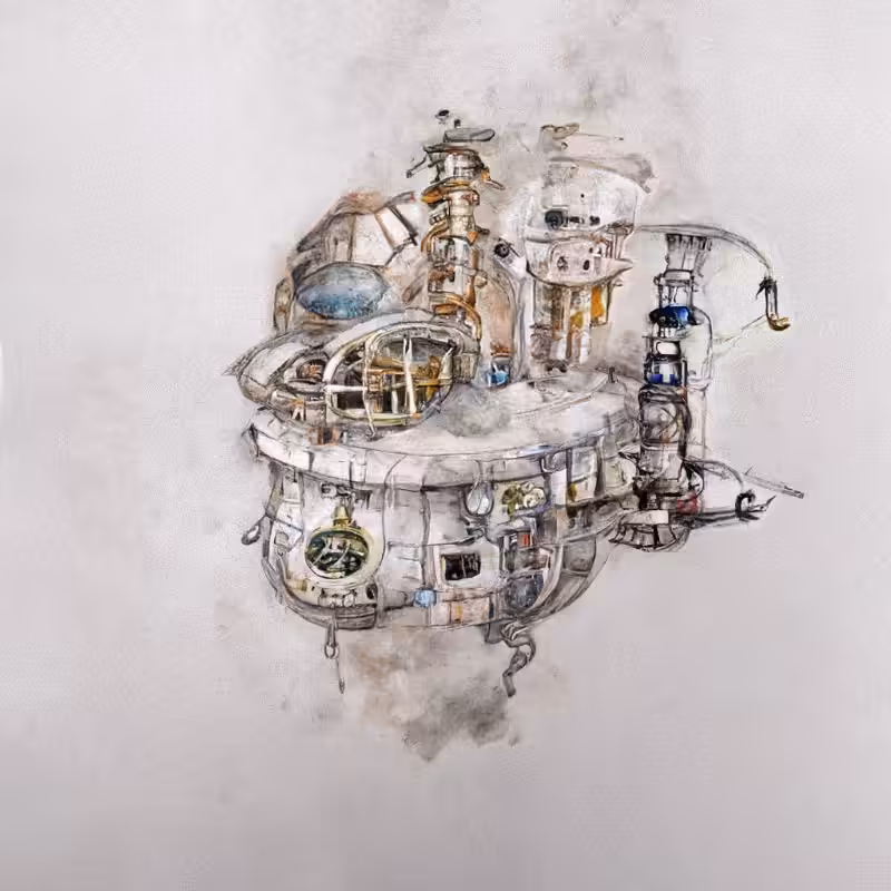 Utopian Space Castles #14