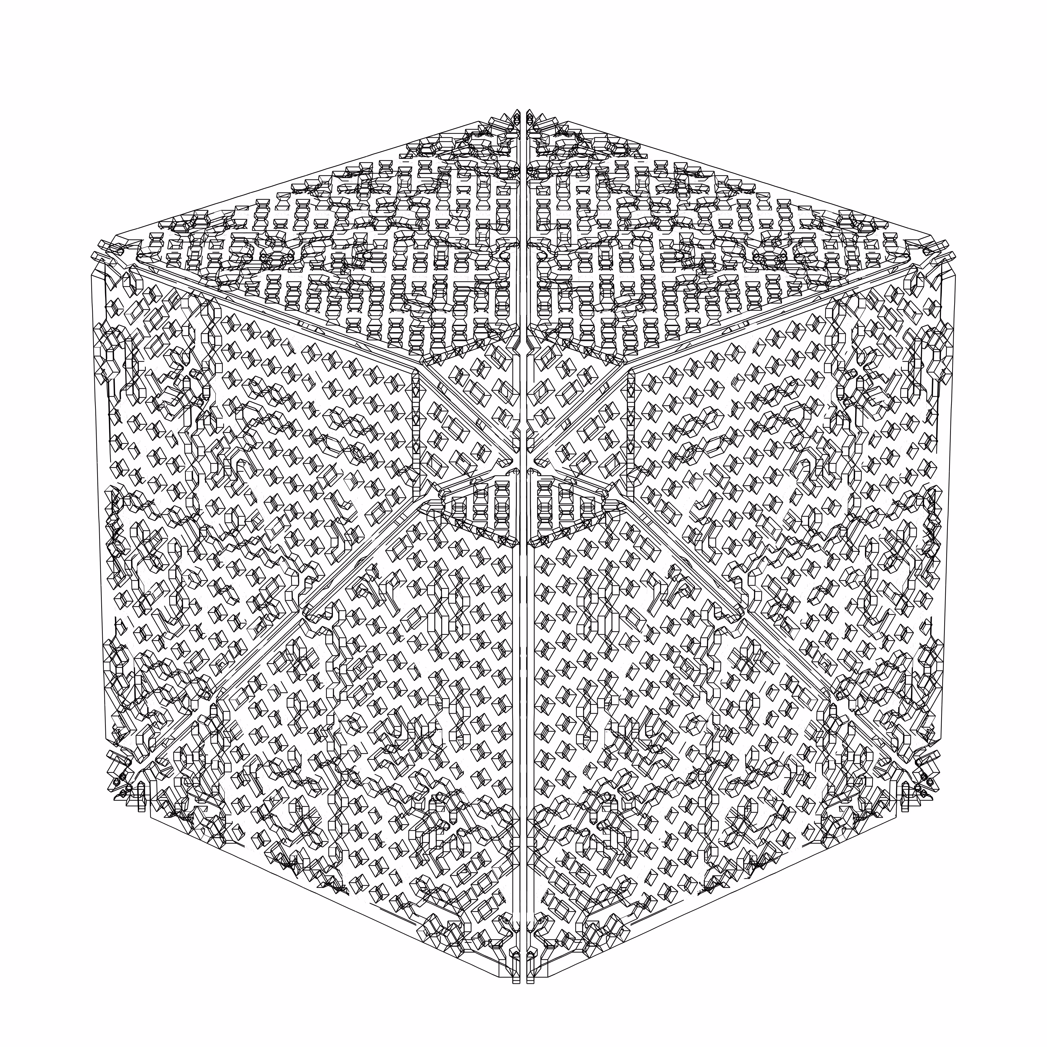 LL21 Alien Art Cube #254