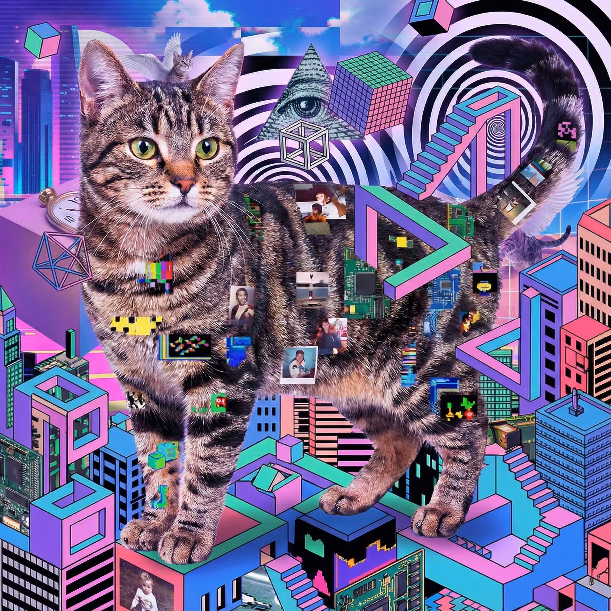 abstract cats #40