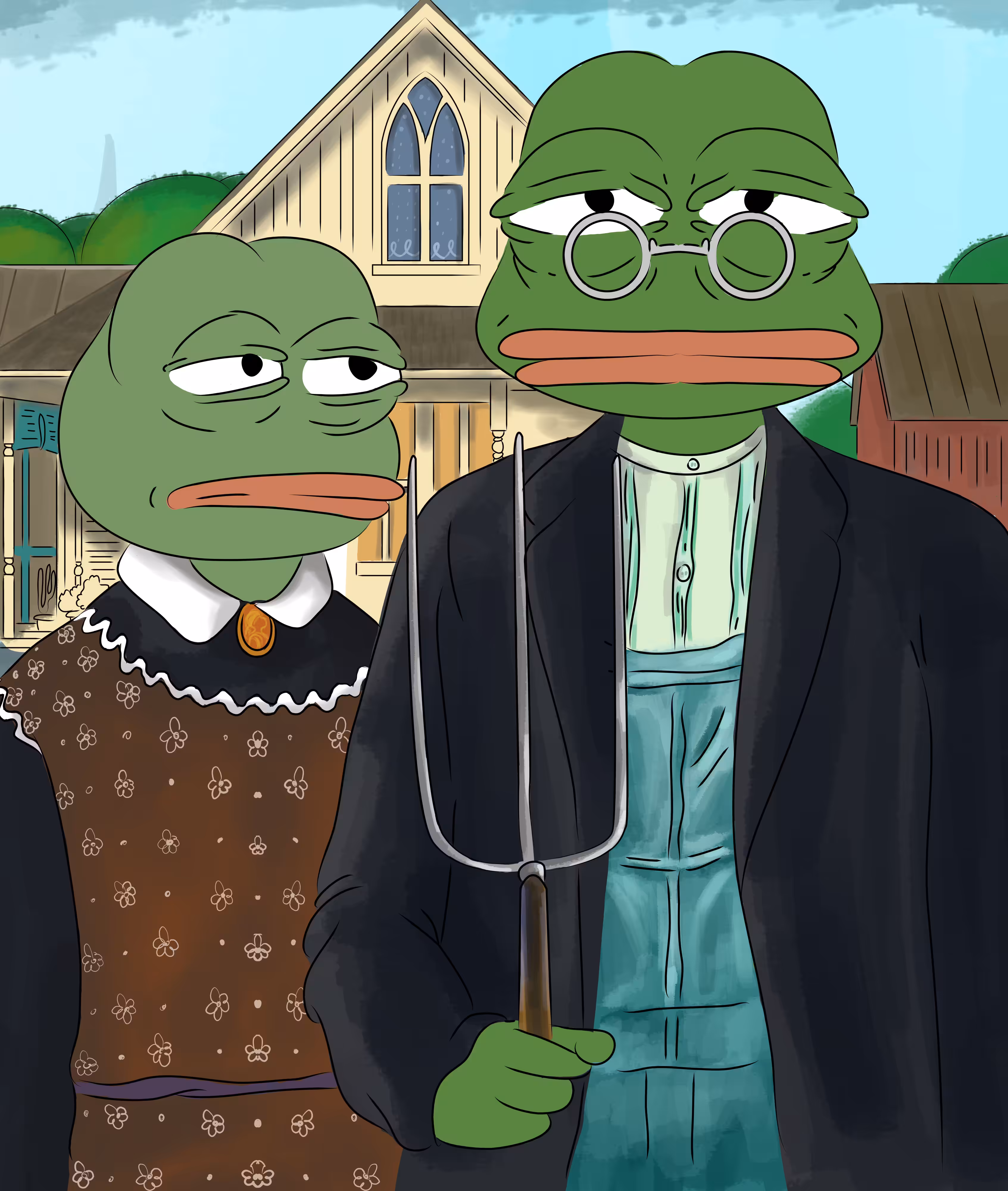 American PepeGothic