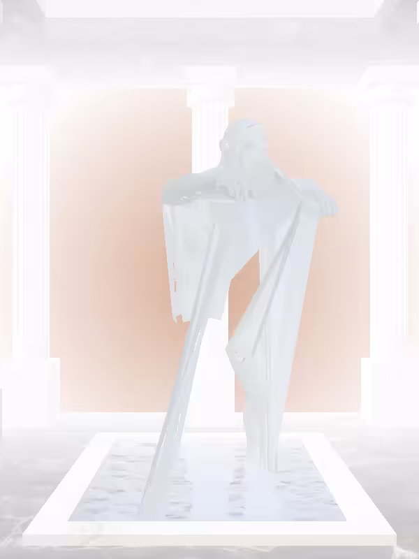 HeavenComputer: The Undying Matte Pale Green Man #3174