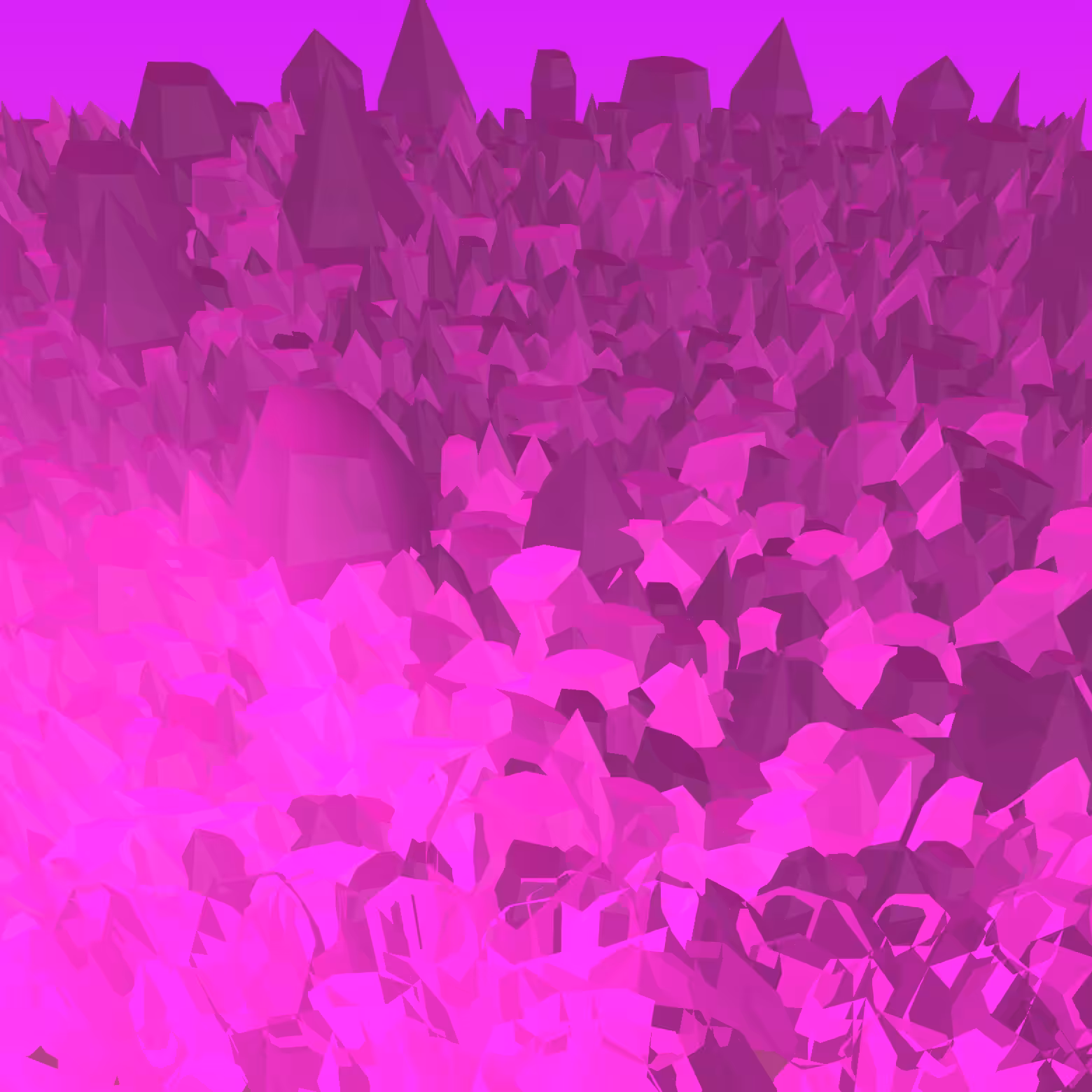 Crystal Caves: Magenta Glow