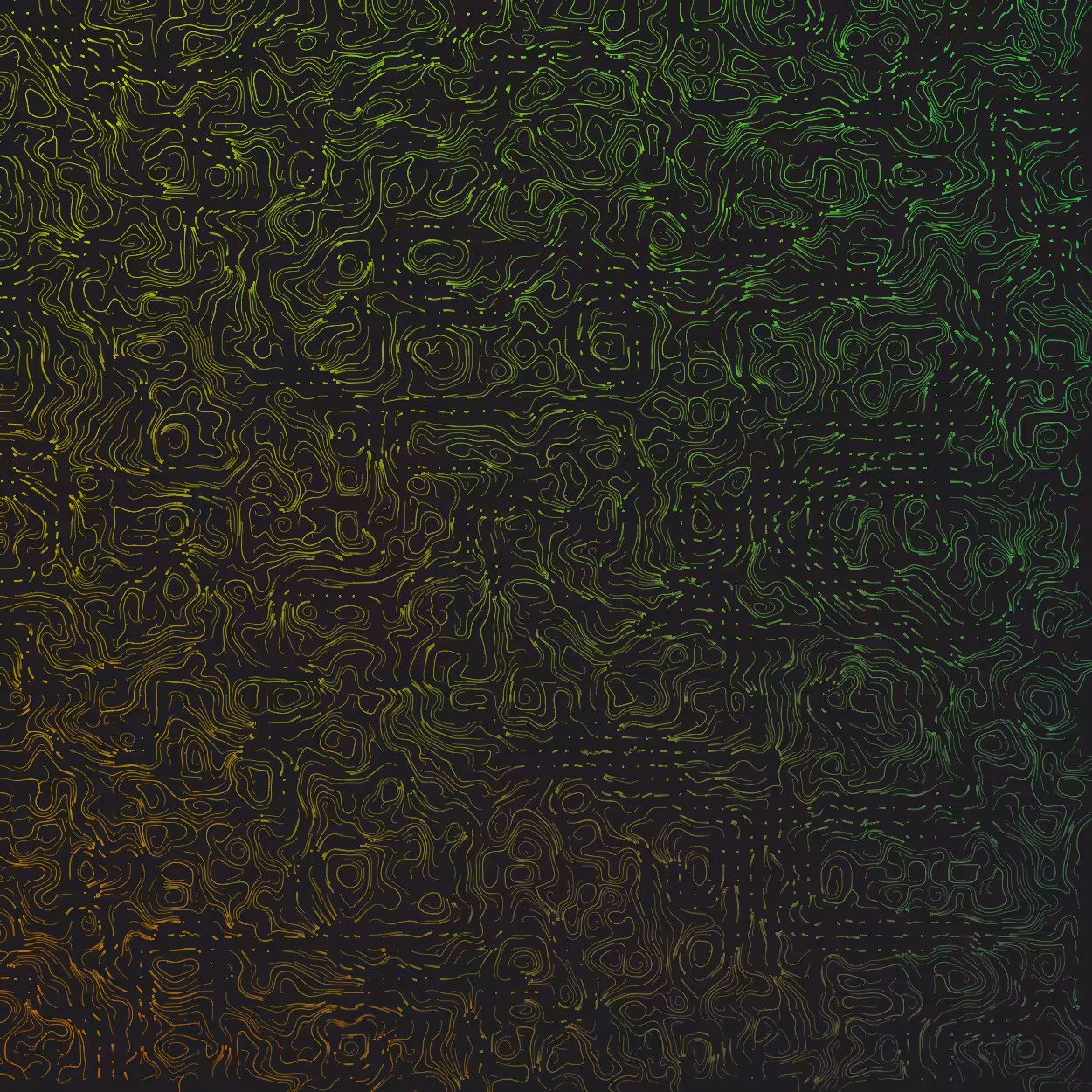 Topographic Lines #14