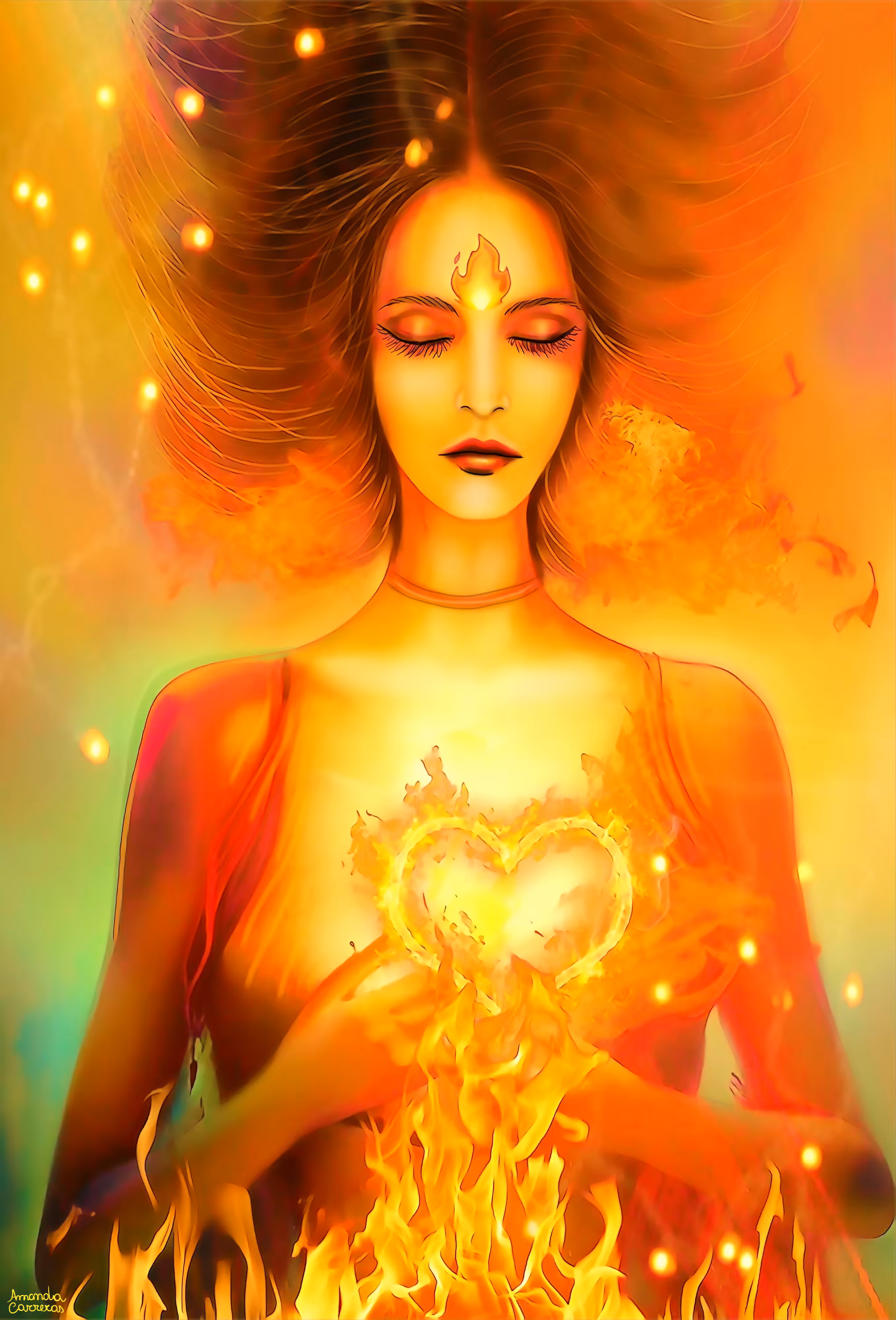 Girl on fire #3.