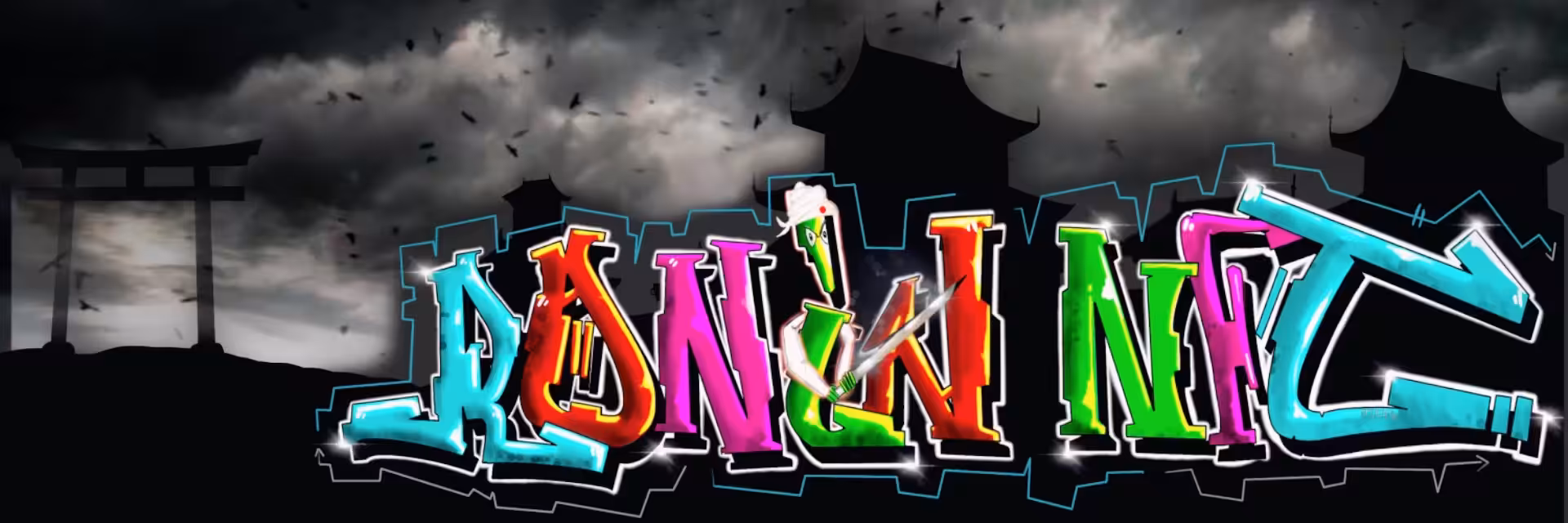 Dosirs Graffiti Art: Custom Banner "Ronin NFT"