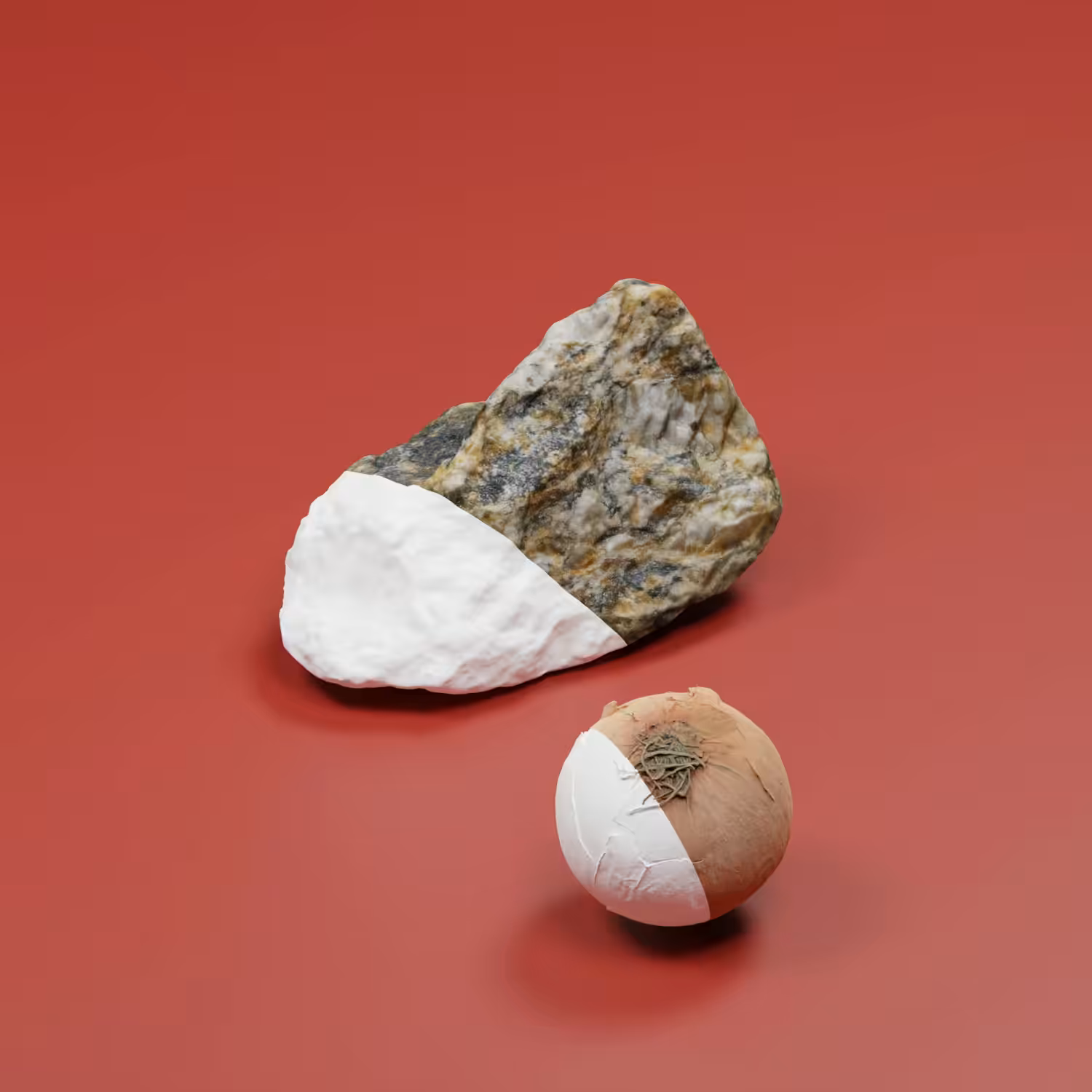 Painted Rock and Painted Onion