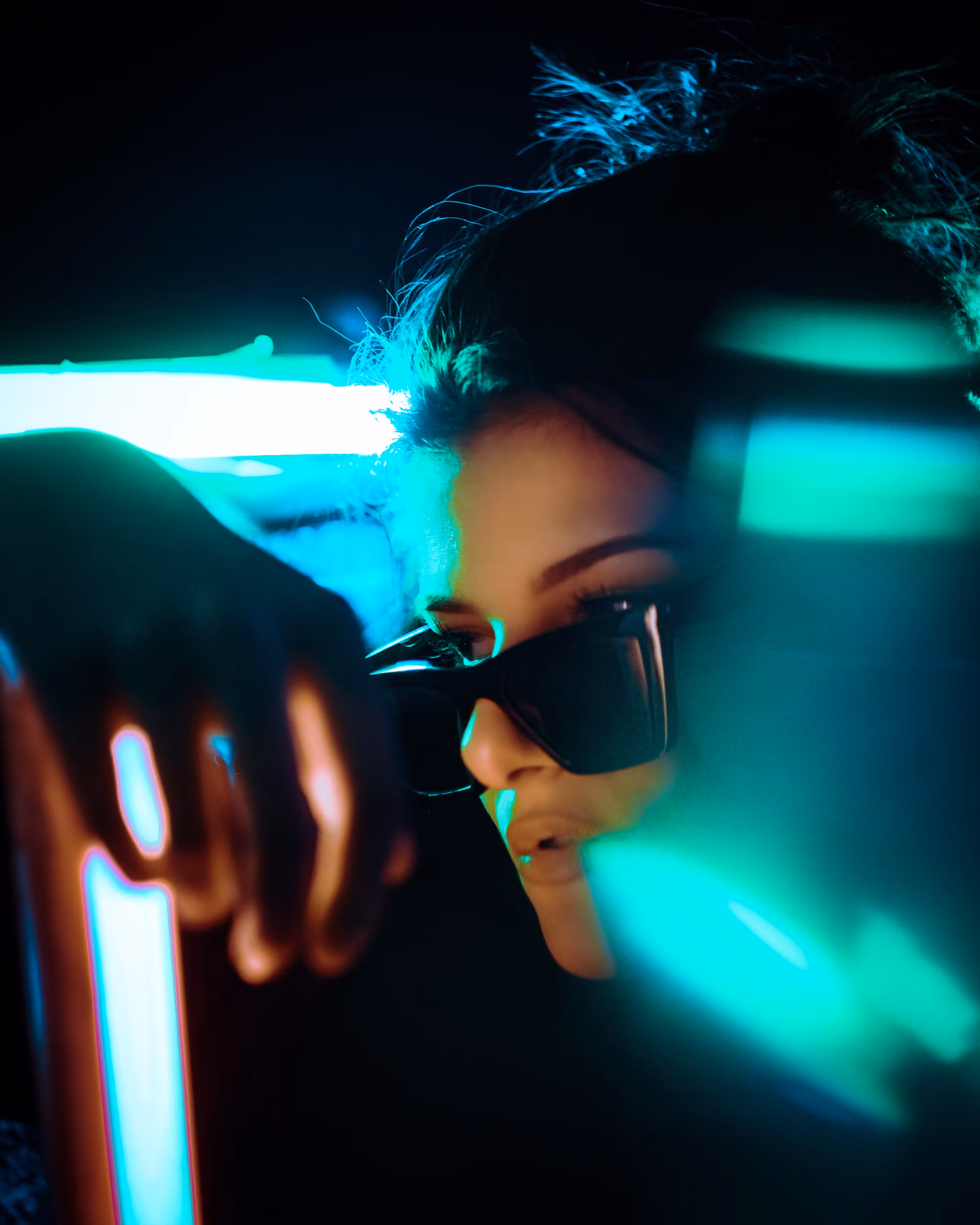 Broken Face Meta Glasses