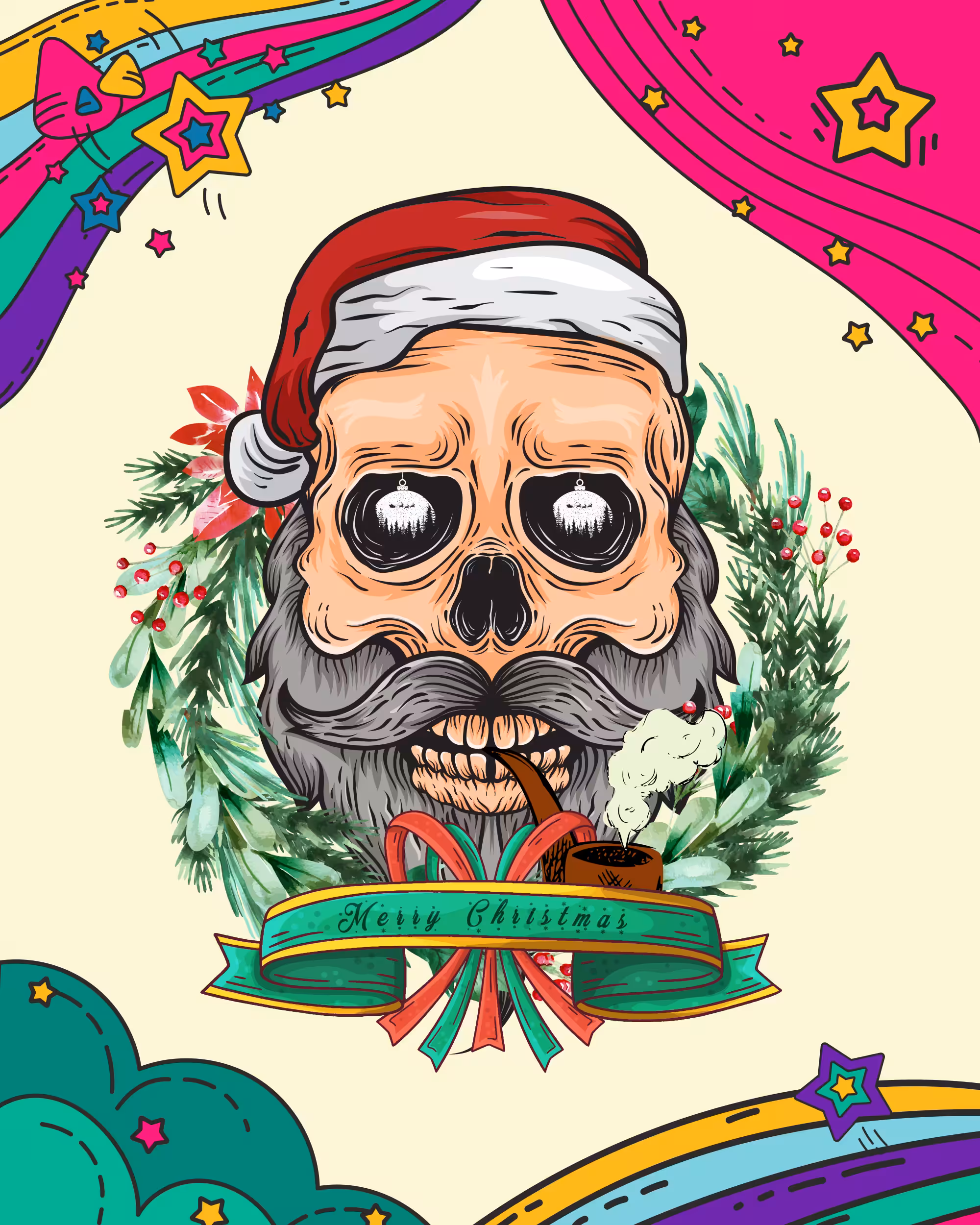 Santa Skull