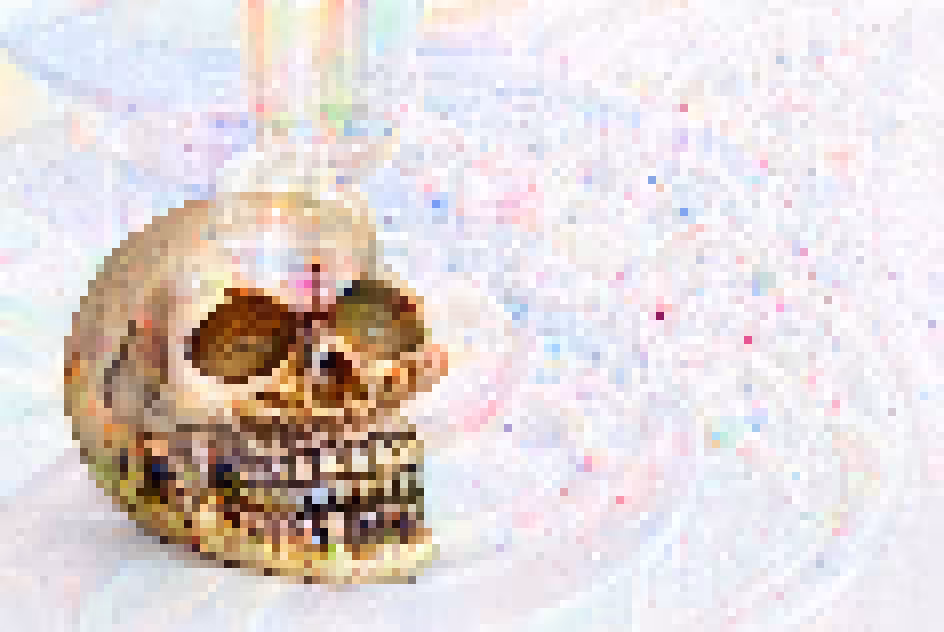 pixle skull 09