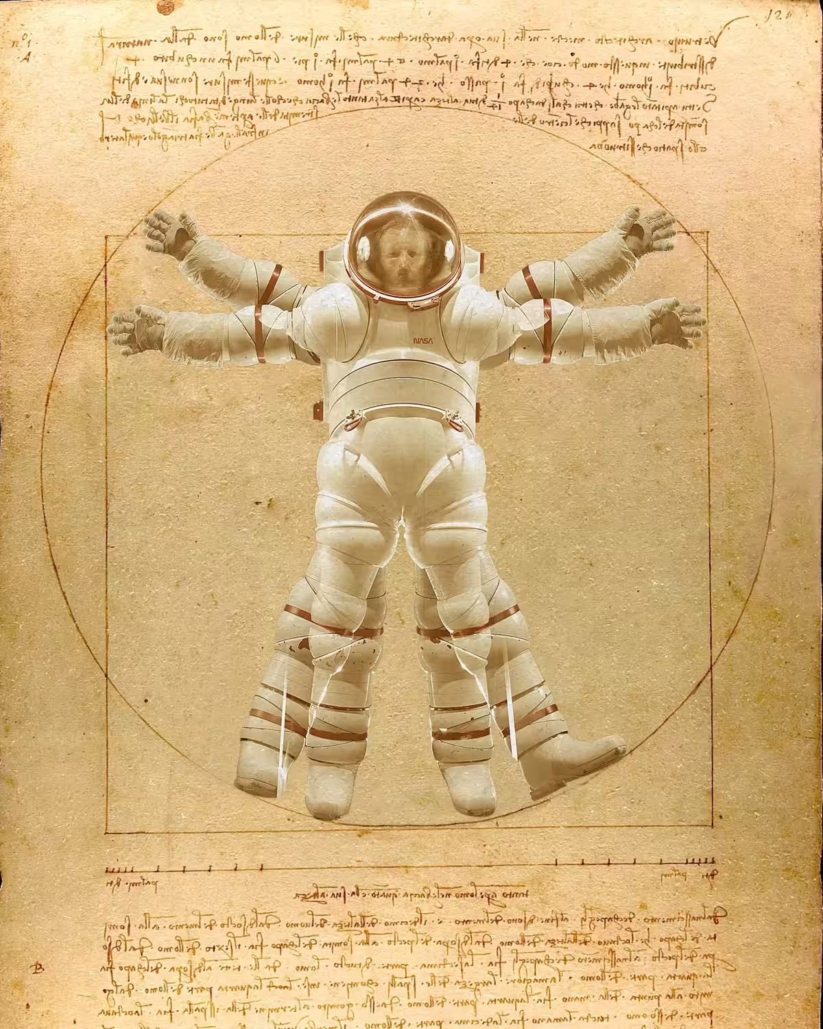 Vitruvian Astronaut