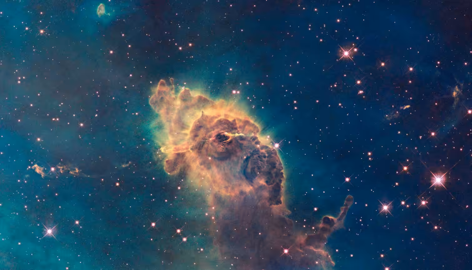 WFC3 visible image of the Carina Nebula
