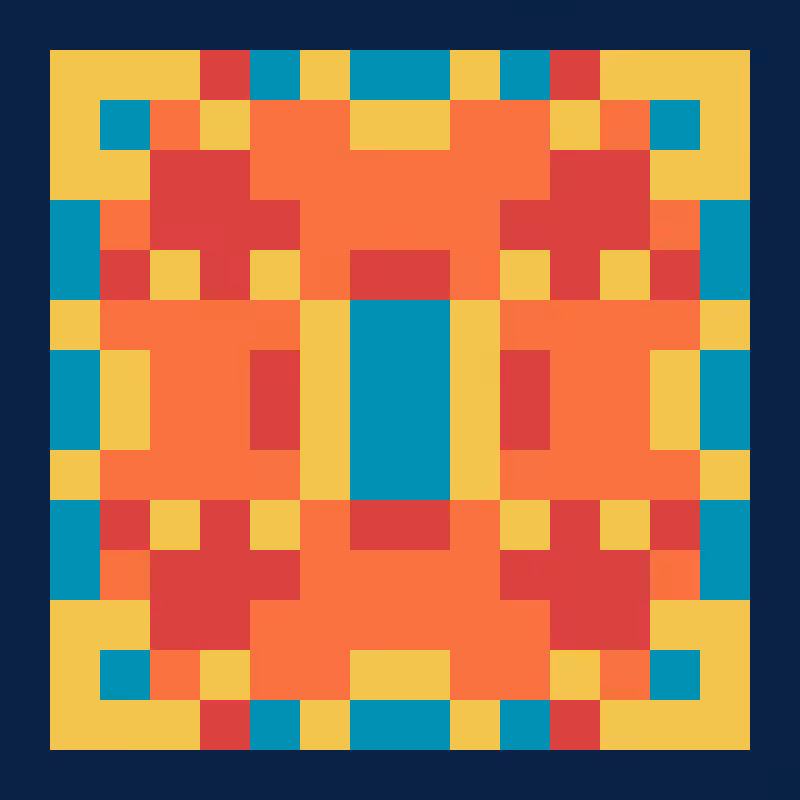 Pixel Mandala #46