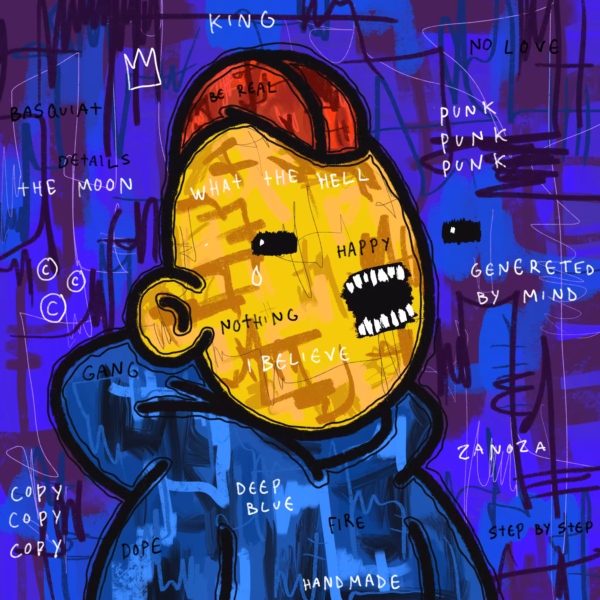 Doodlesquiat #95