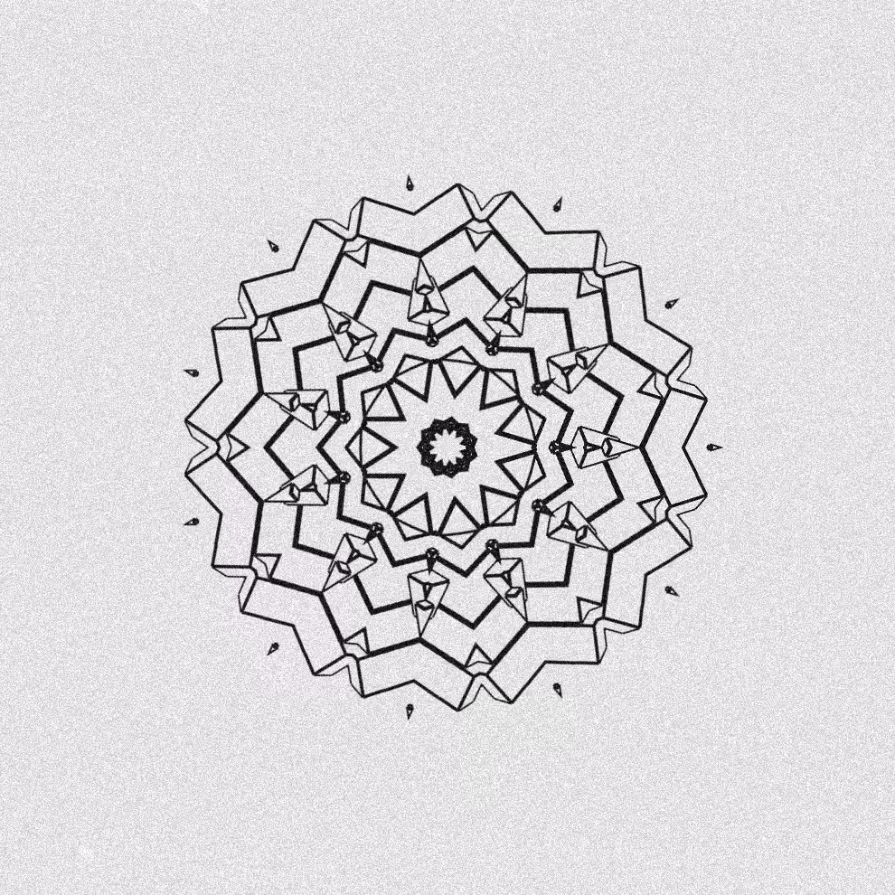 Monochrome Kaleido #257