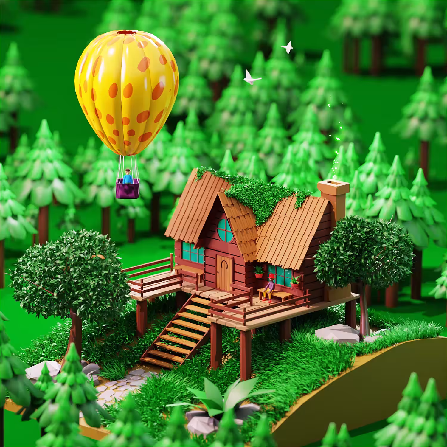 3D Isometric World