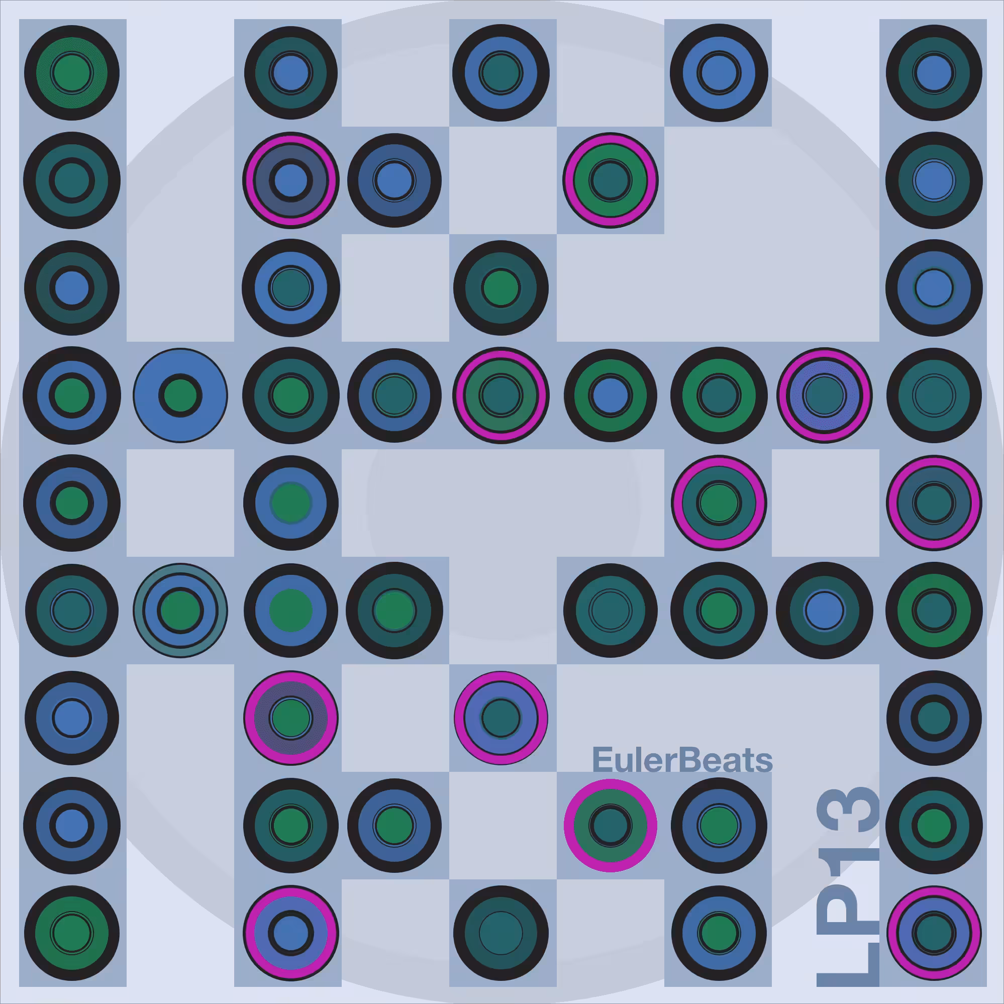 Eulerbeats LP13 Generative Cover Art: #46