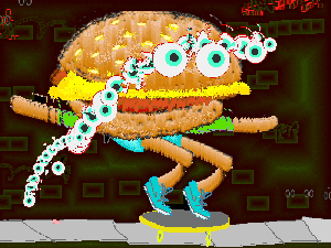 pinsnake💥: 📌🐍🍔🔥