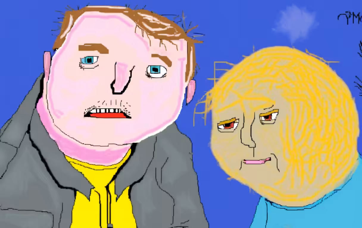 Alan and Gus, mayonnaise men