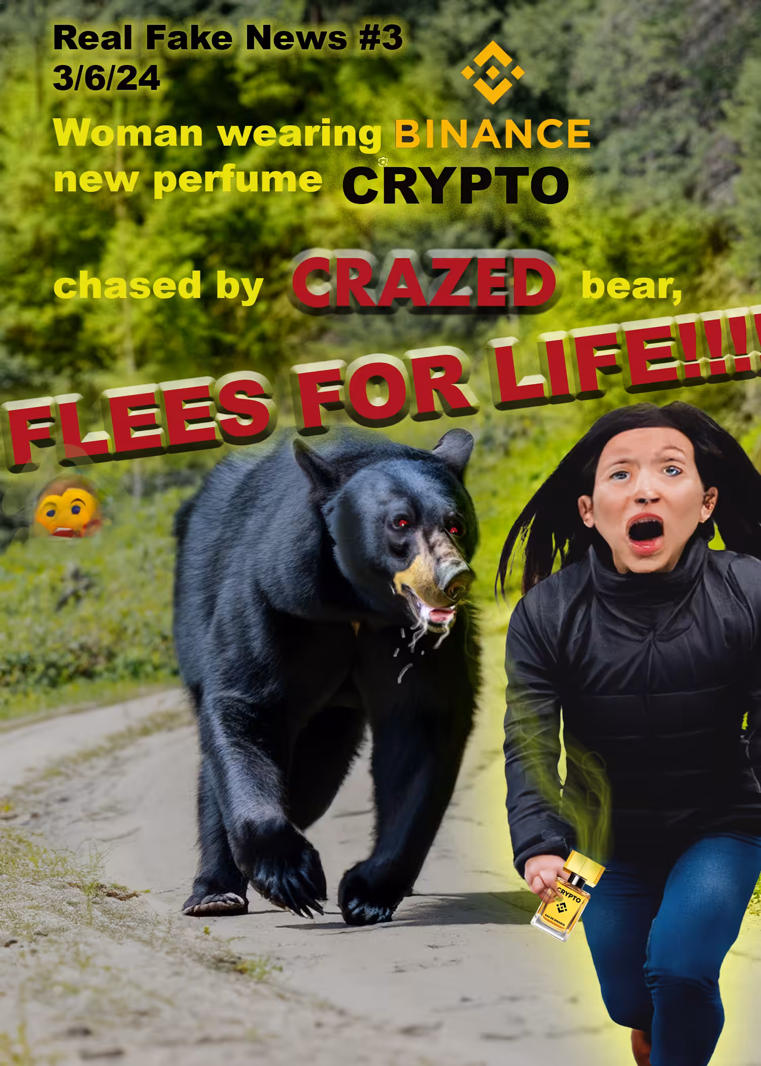 "CRYPTO" PERFUME DRIVES BEAR CRAZY!!!