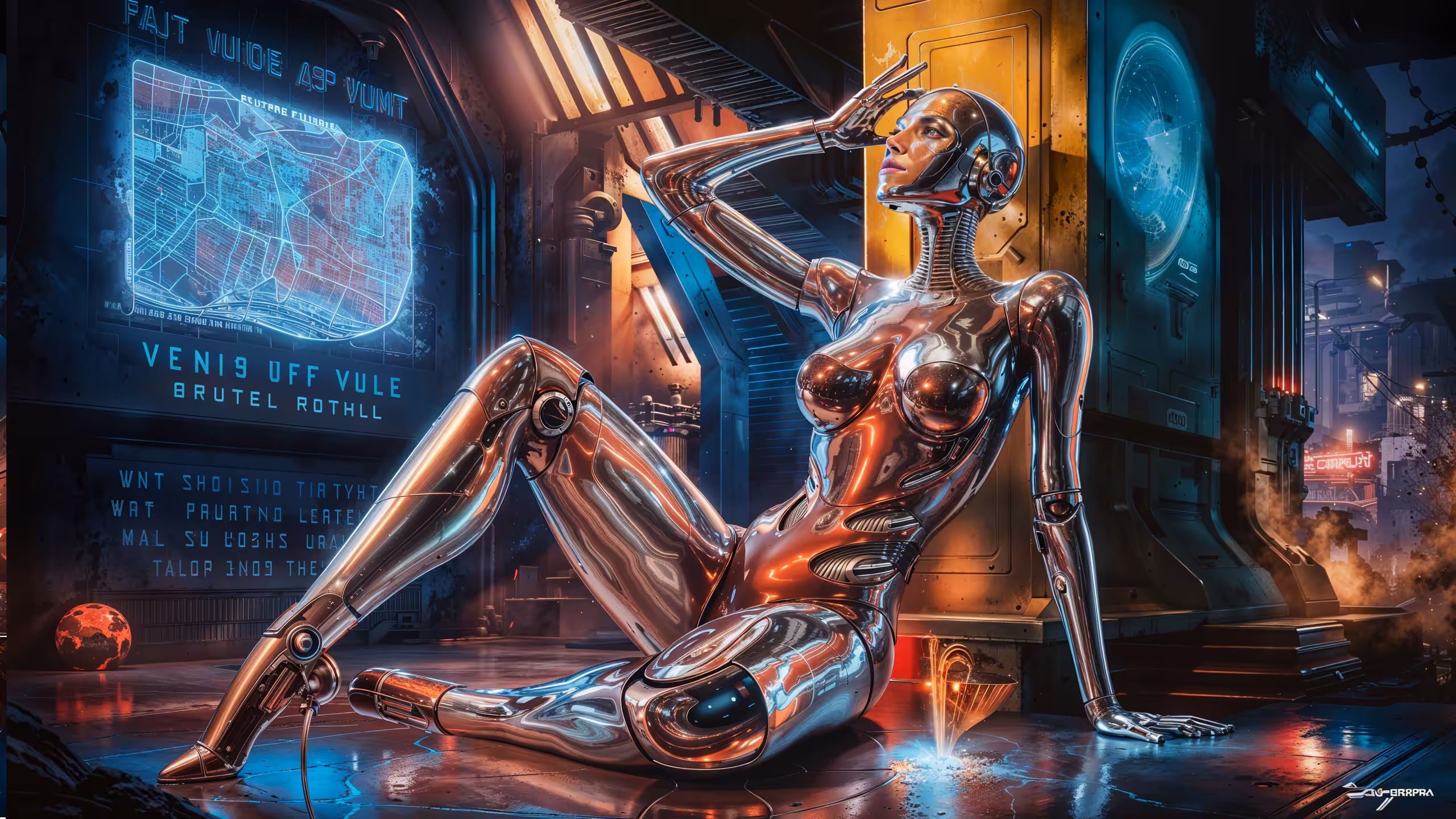 Neon Cyber Siren