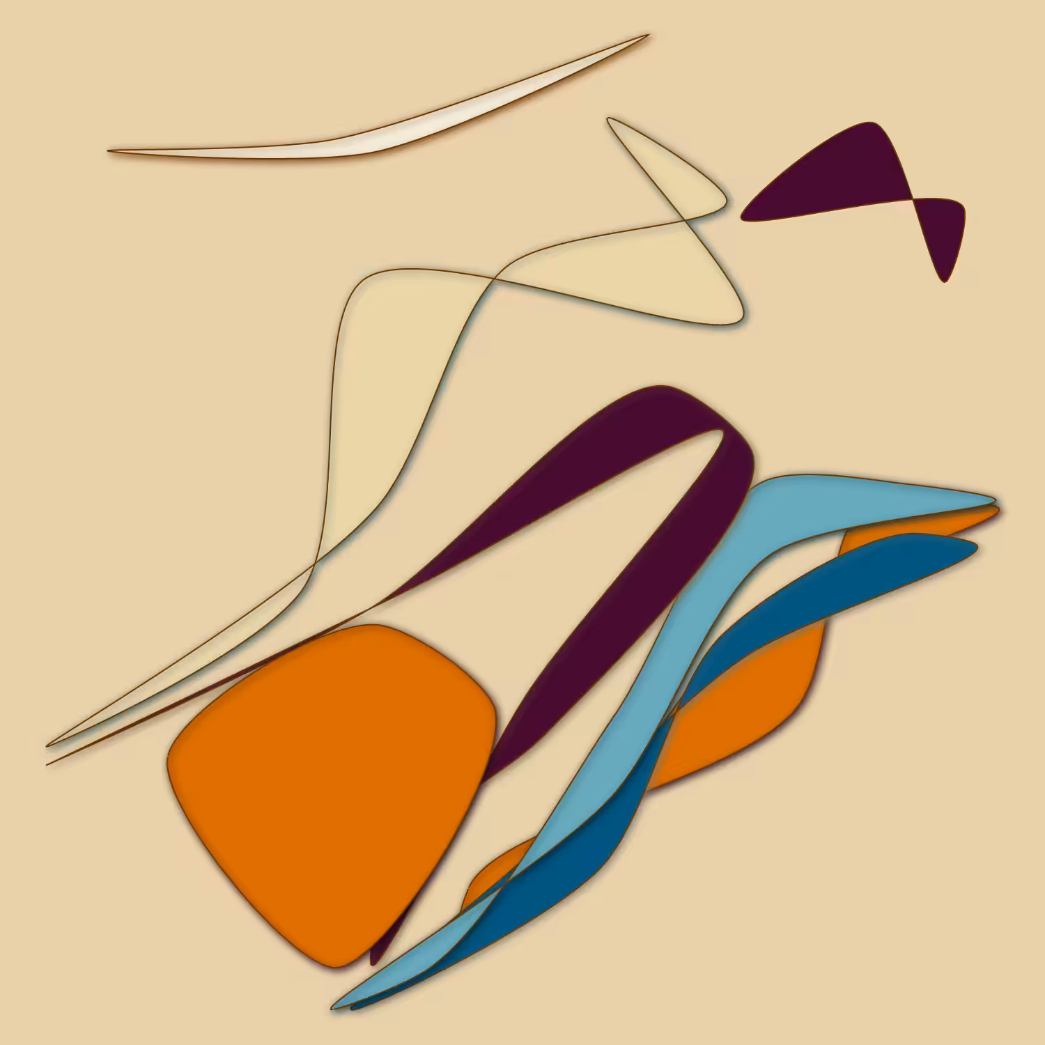 Geometric colorful shapes 2 (Free edition) #13