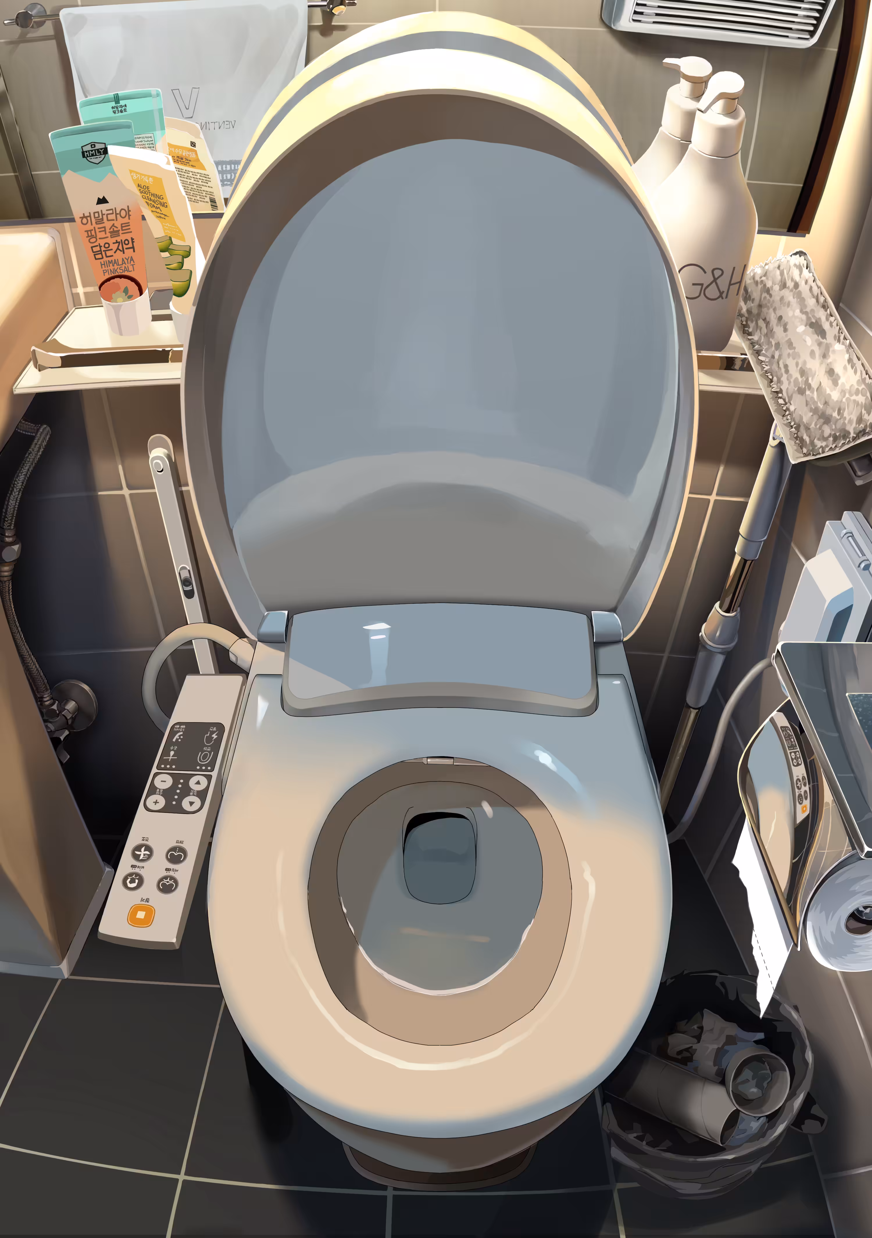 toilet the elf sat on