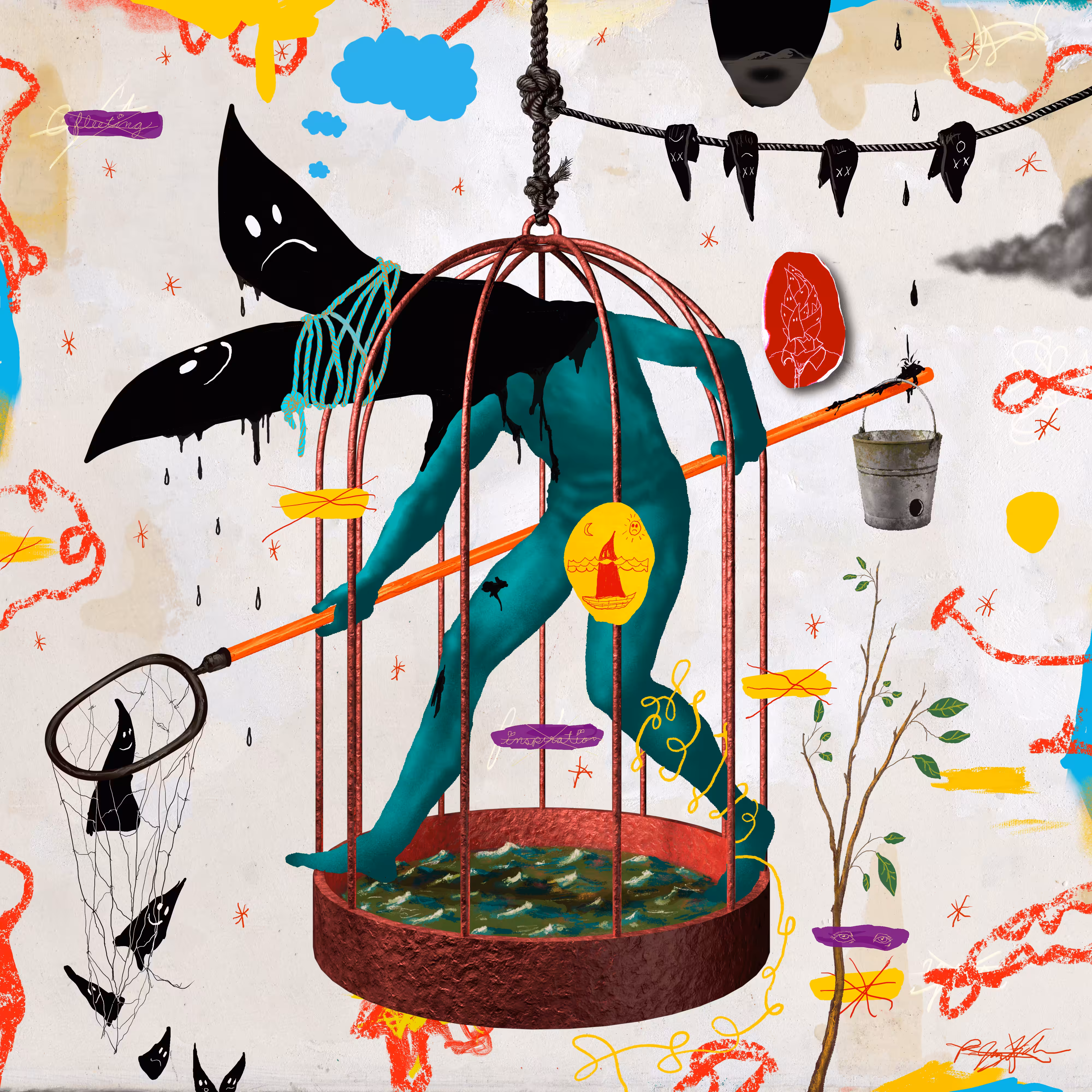 Cages 19 "Fleeting Inspiration"