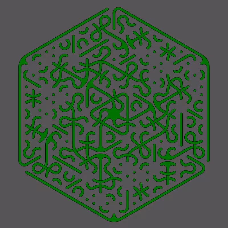 Threefold Symmetry - Dark Variations #94