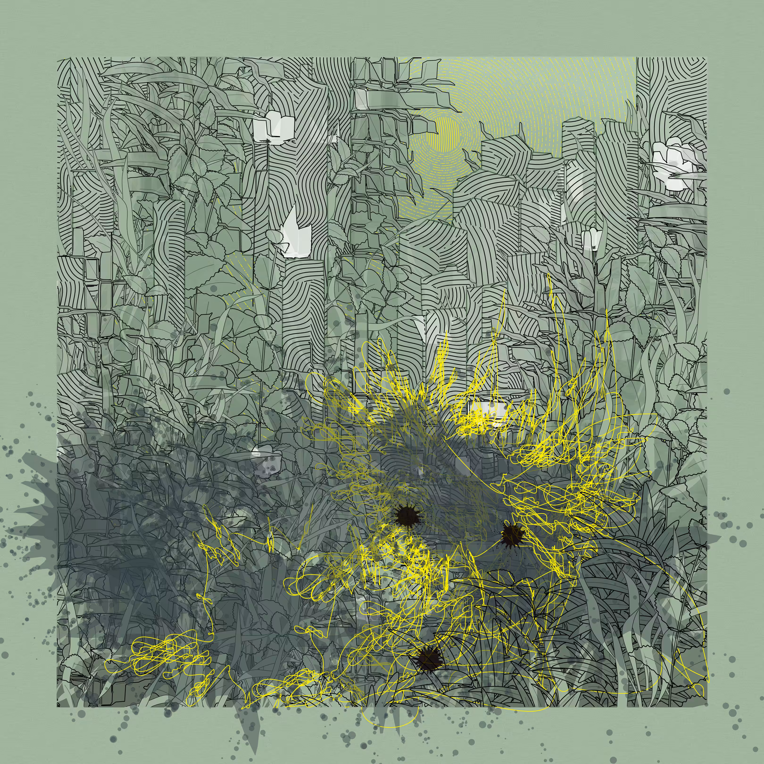 Landscape with Carbon Capture #4986