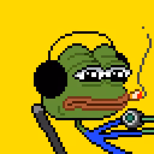 Crypto Doodle #034 [Pepe mfers]