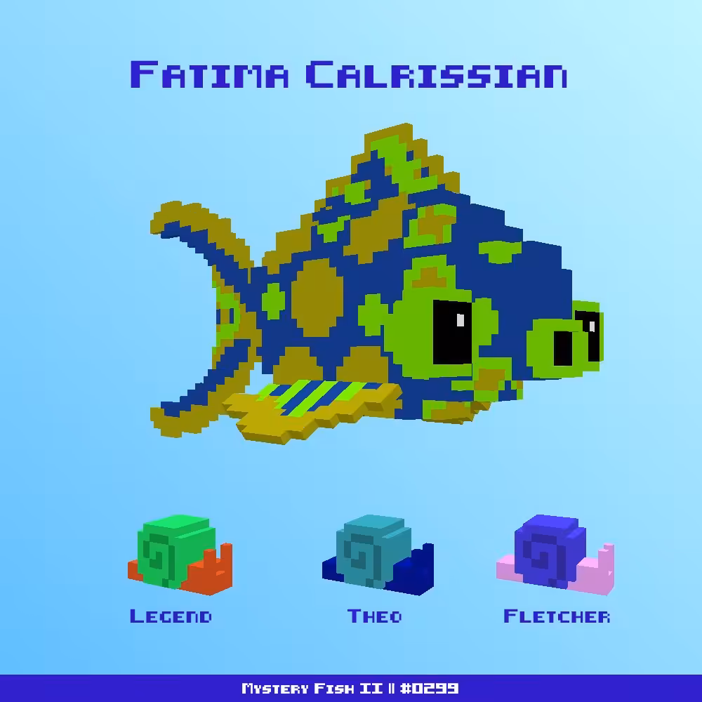 Fatima Calrissian :: Mystery Fish 0299/1000